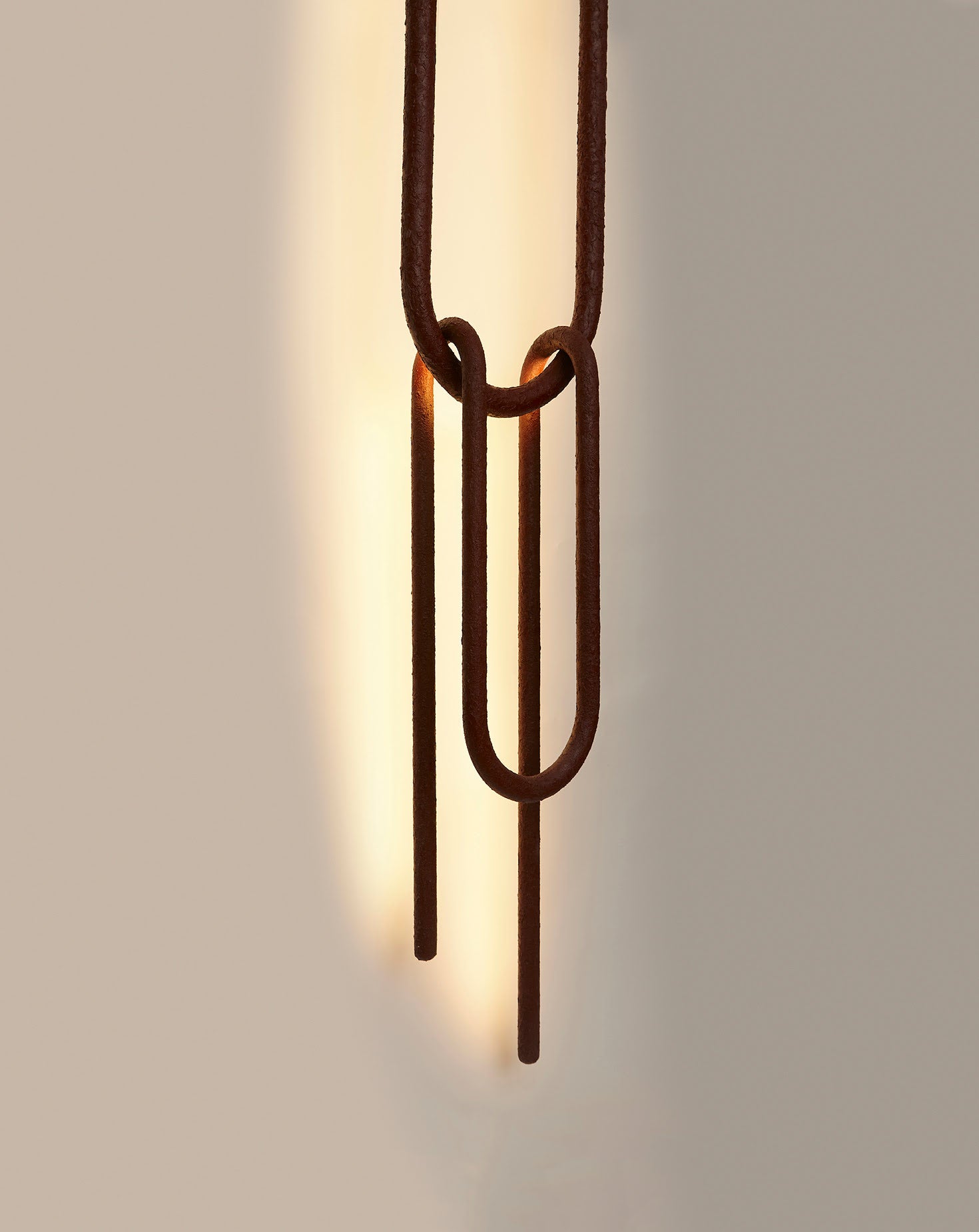 The Drape Aluminium and Sand Pendant