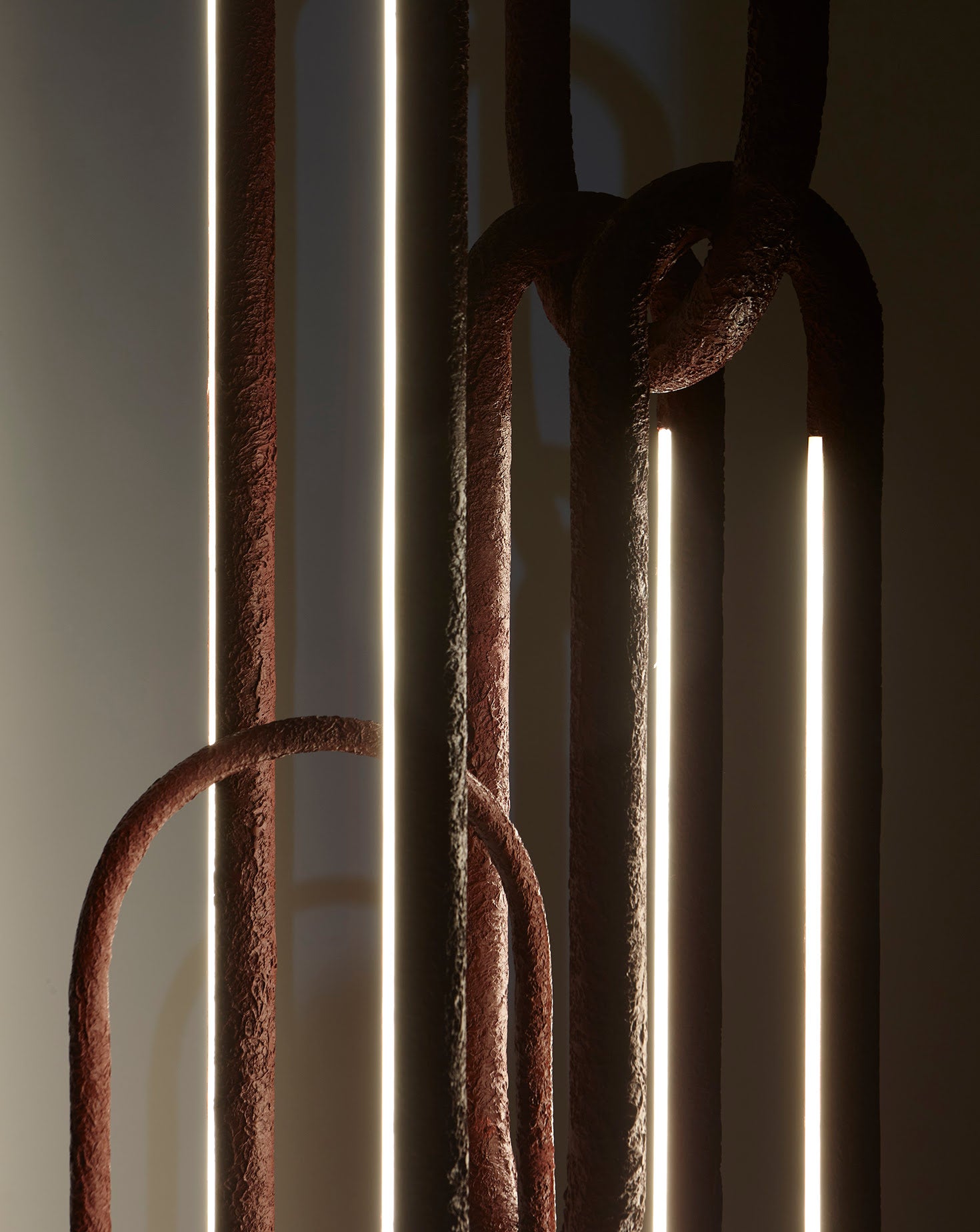 The Drape Sculptural Fabric Floor Lamp