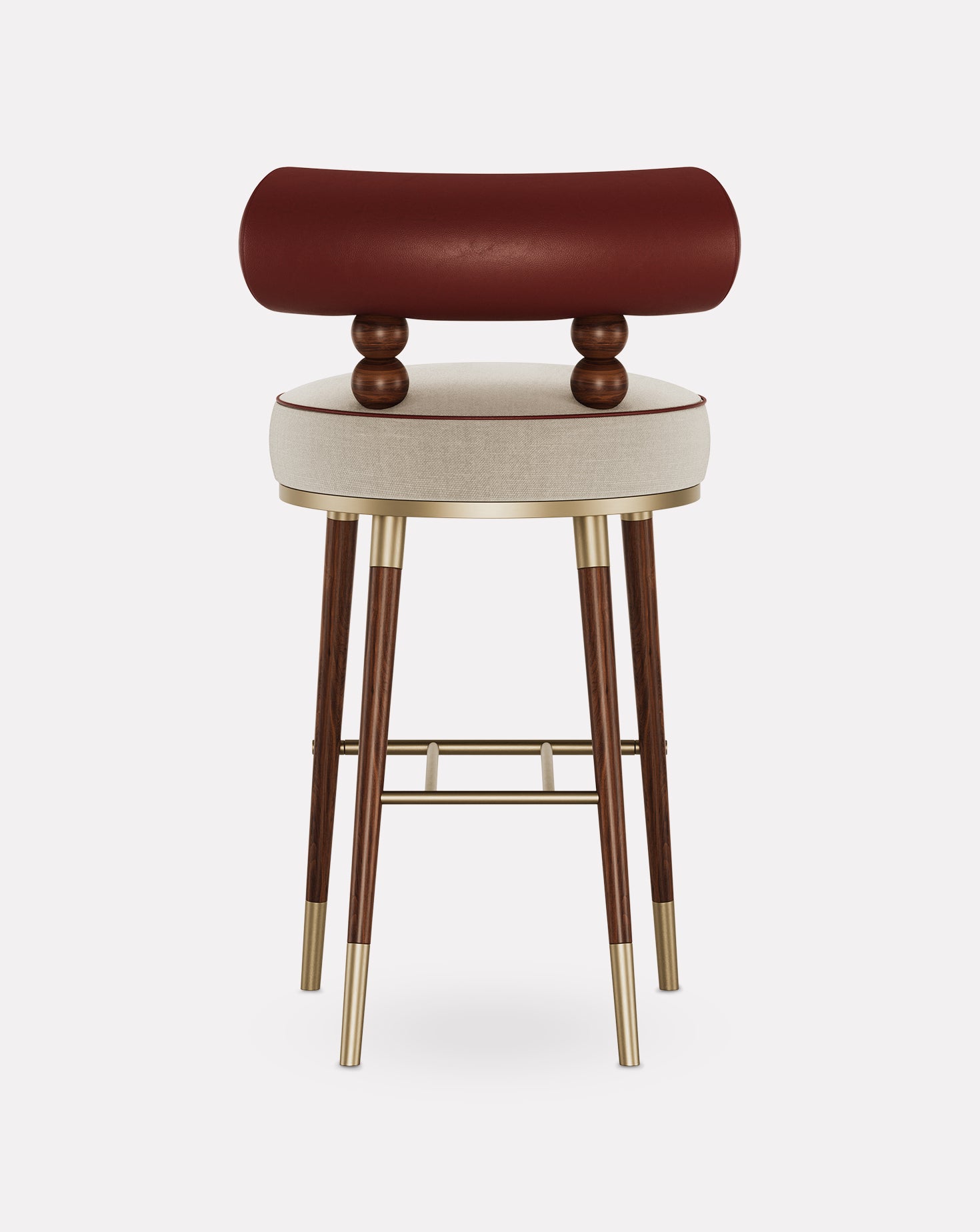 Aretha Ashwood and Brass Bar Stool