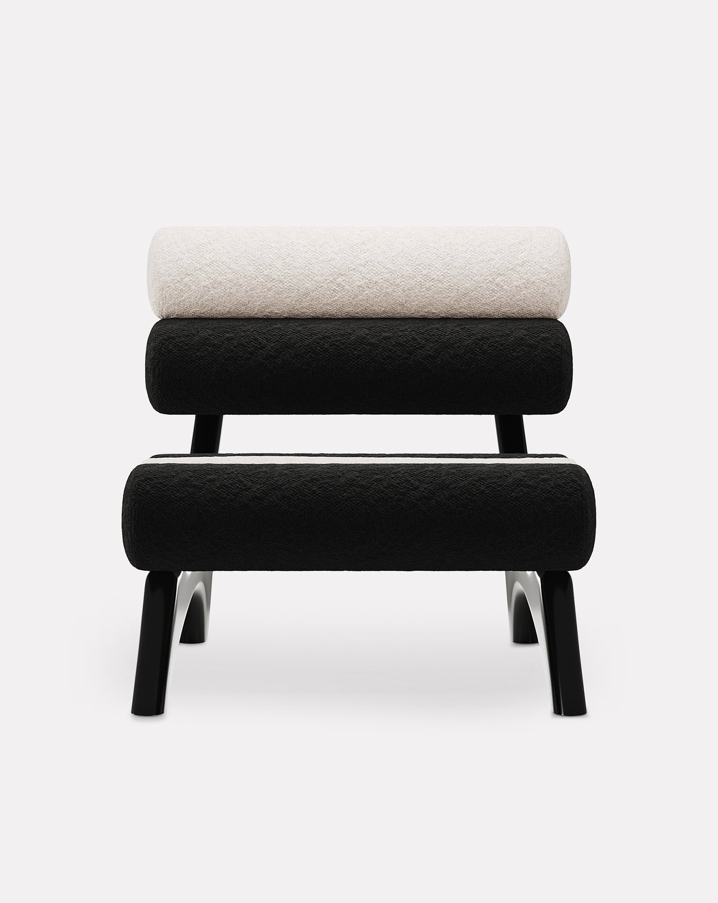 Kintai Wood and Brass Armchair