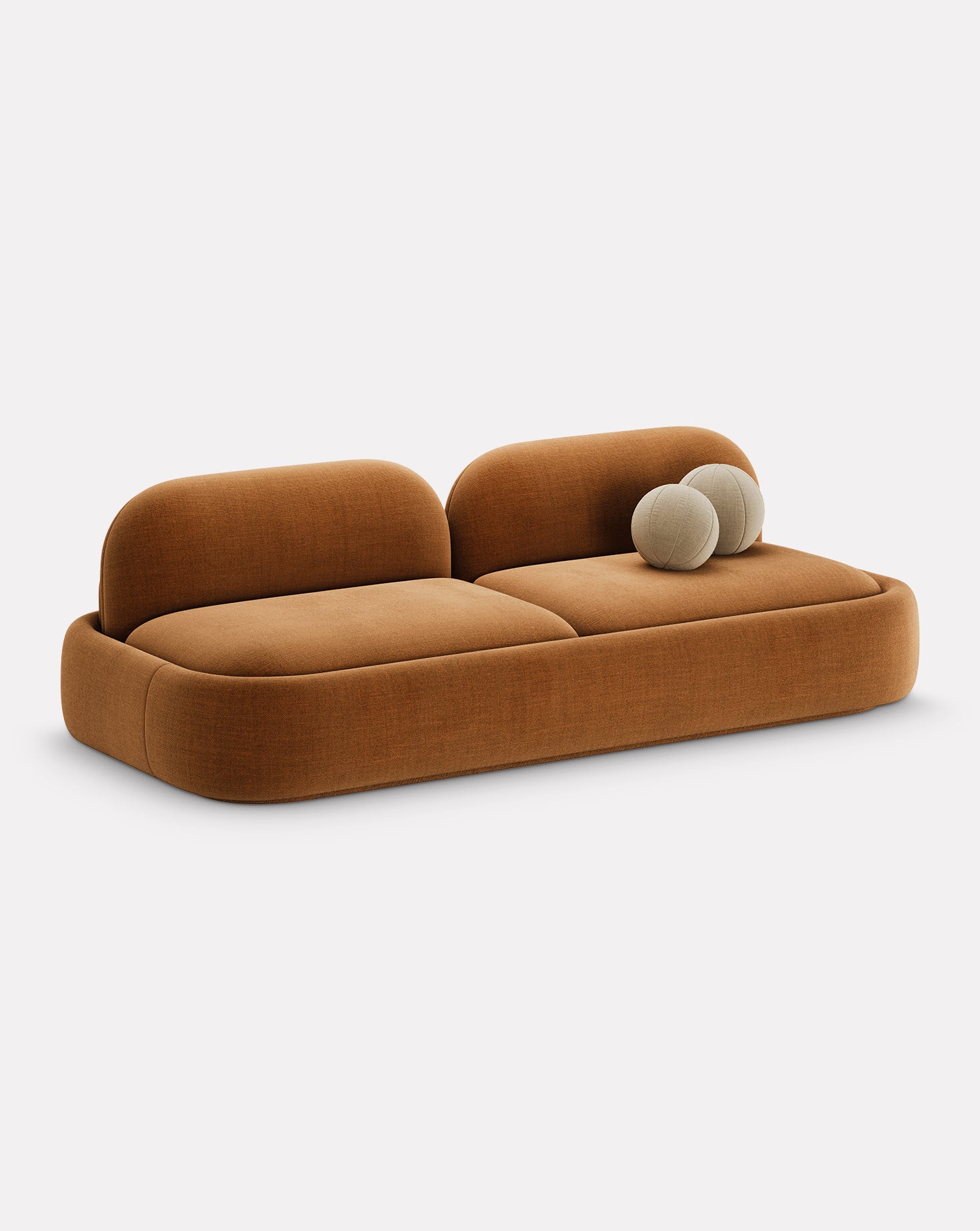 Banjo 260 Velvet Chenille Sofa