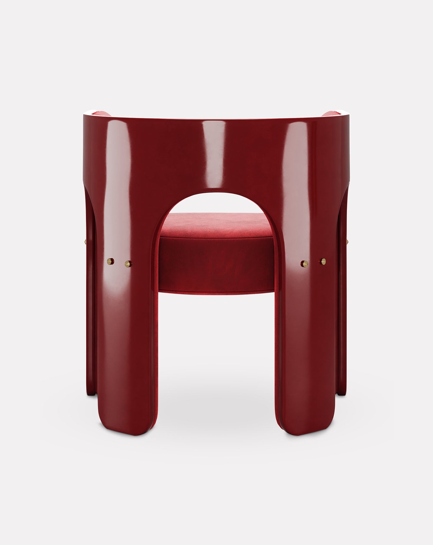 Robusta Brushed Brass Chair