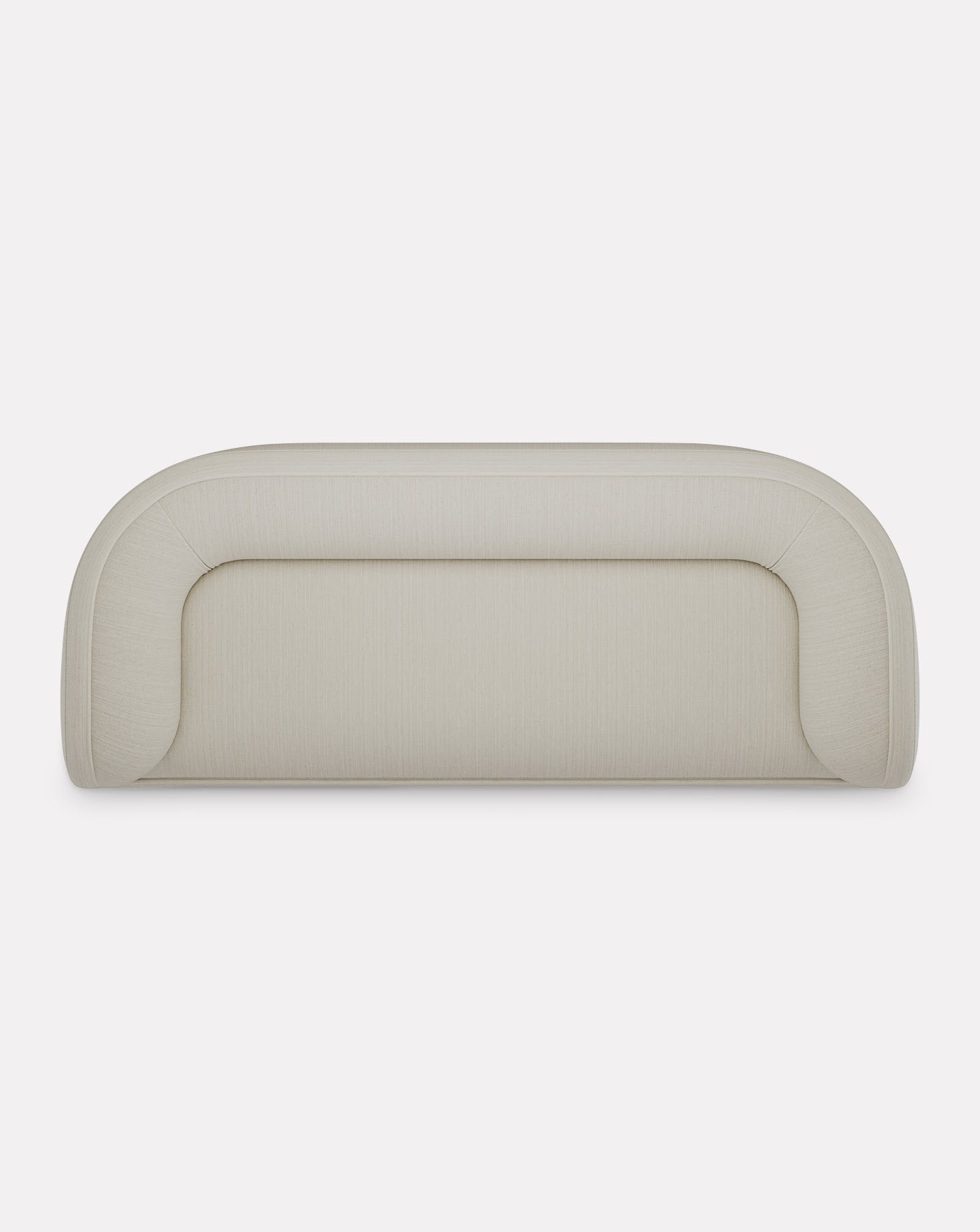 Legato Wanut Wood and Brass Sofa