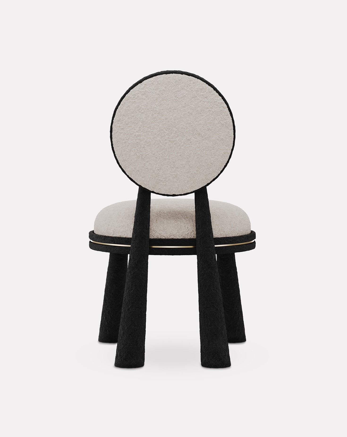 Mouline Brushed Brass Chair