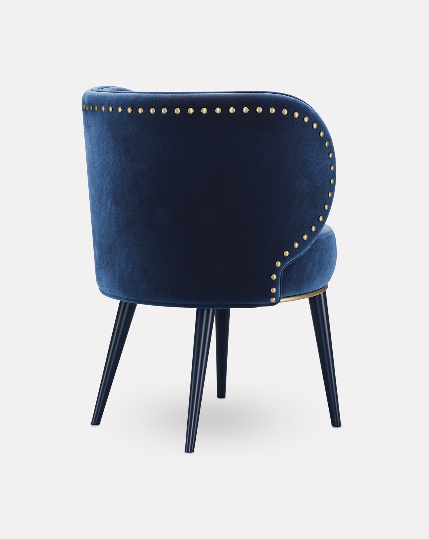 Valentina Brushed Brass Chair