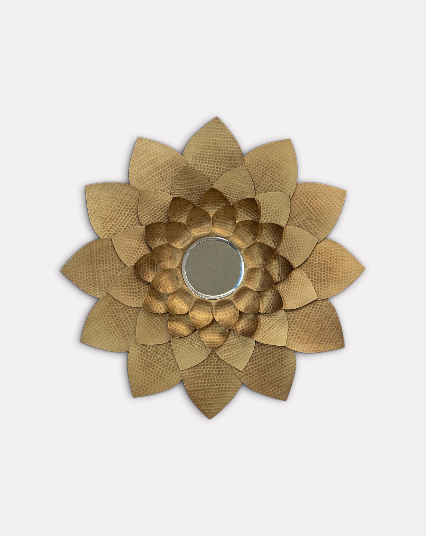 Luxe Me Lotus Brass Sona Mirror