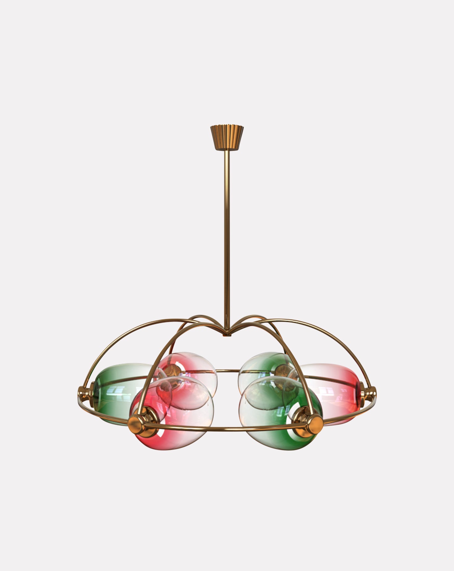 6 Module Paan Pasand Umbrella Candy Chandelier