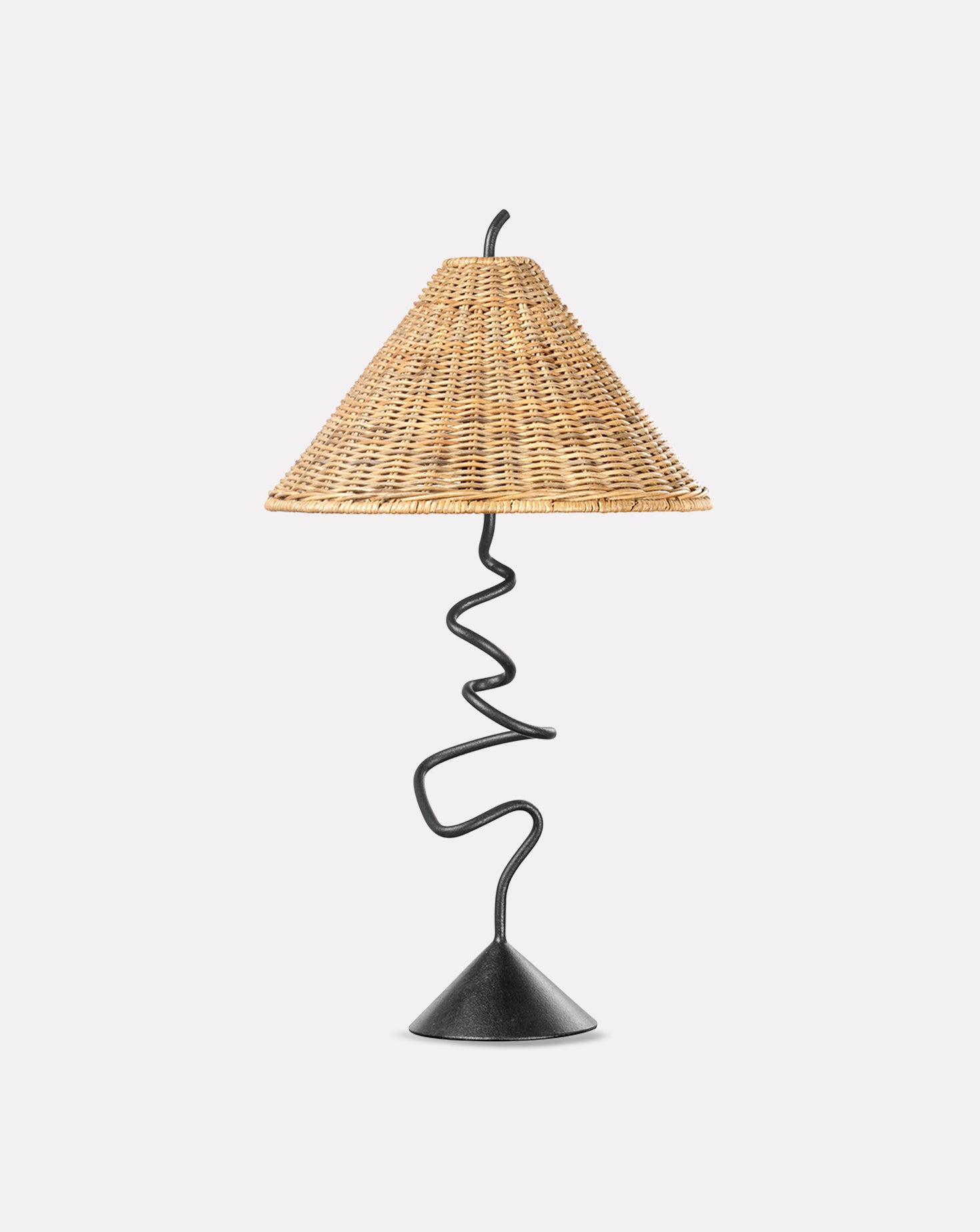 Alaric Rattan Table Lamp