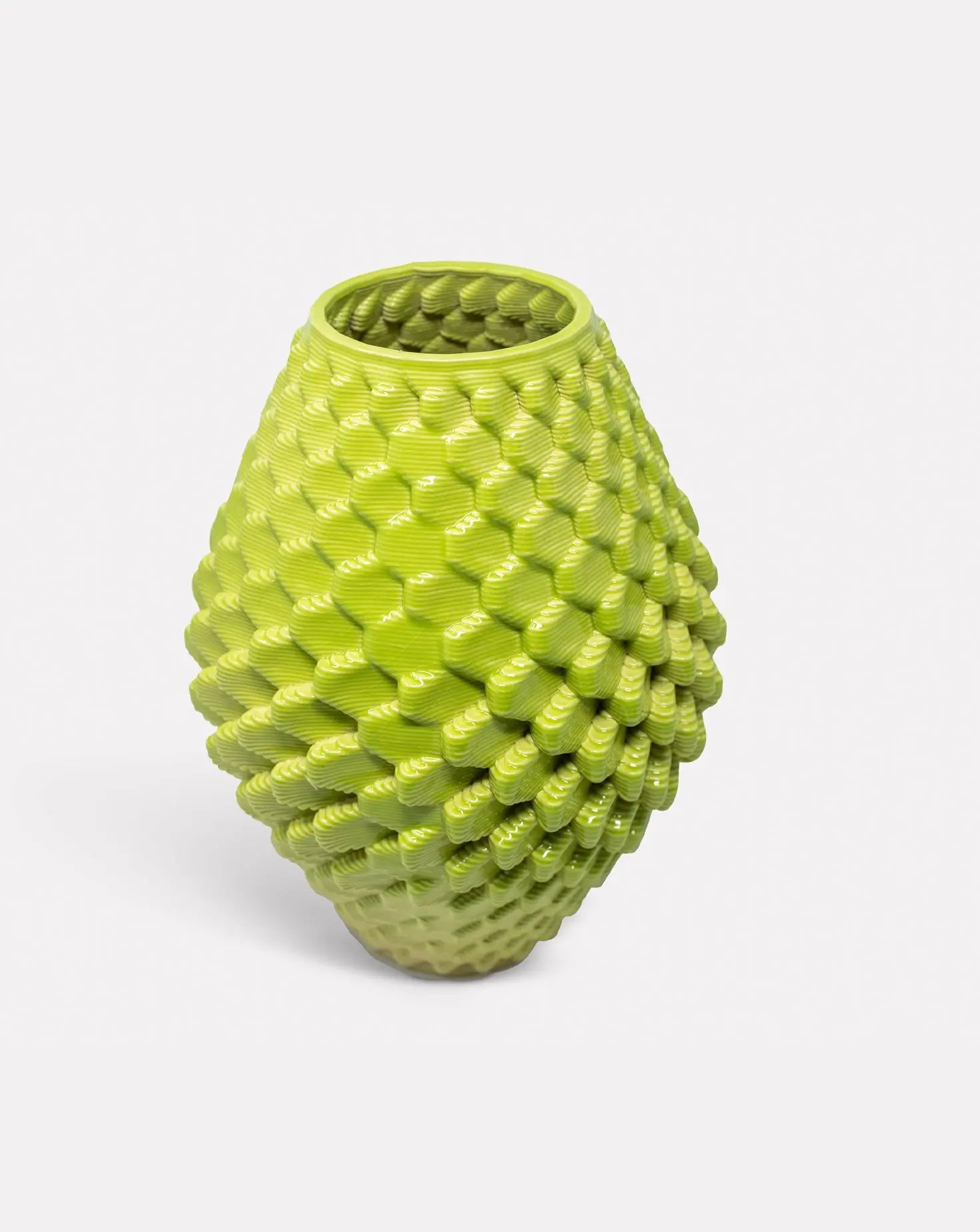 Alma Lime Green Vase Mediterranea Design