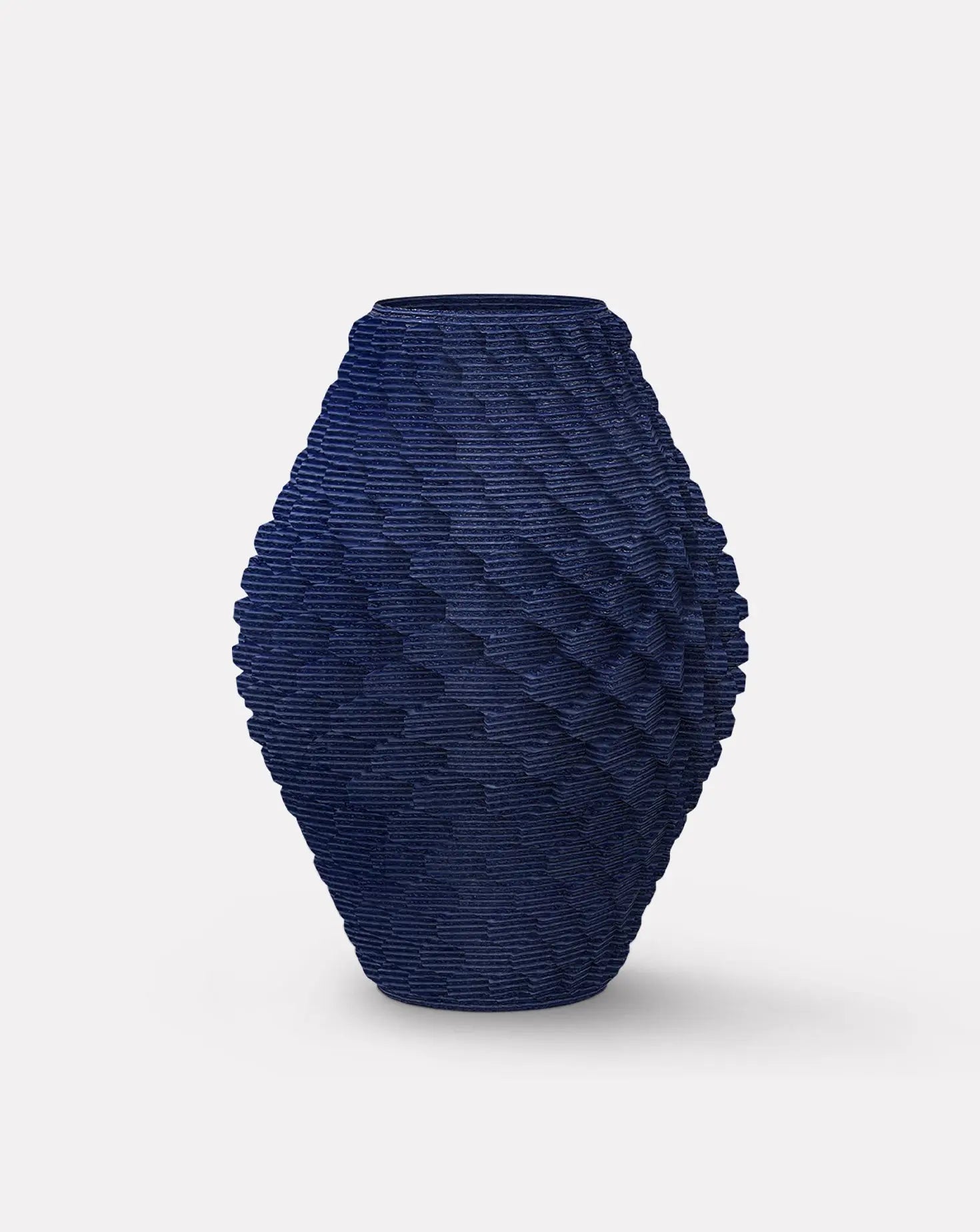 Alma Matt Blue Vase Mediterranea Design