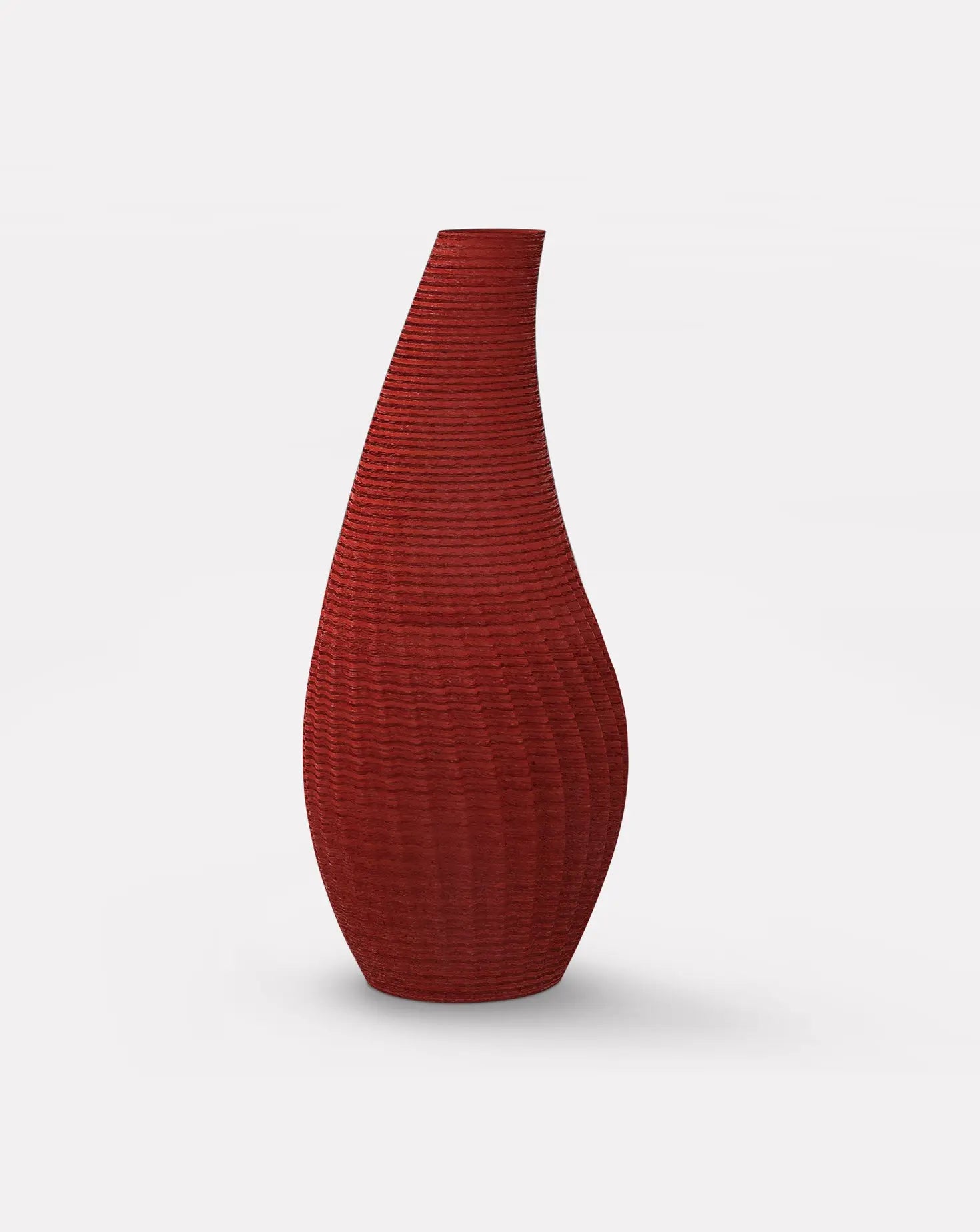 Bora Matt Red Vase Small Mediterranea Design