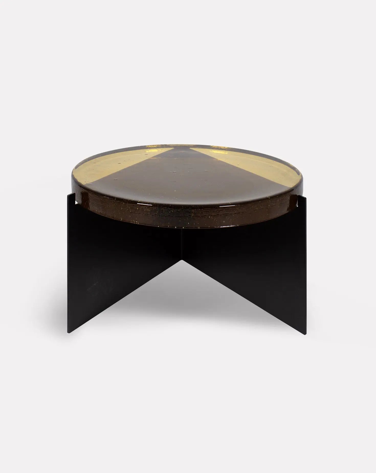 Sebastian Herkner Alwa One Amber Side Table Large Pulpo