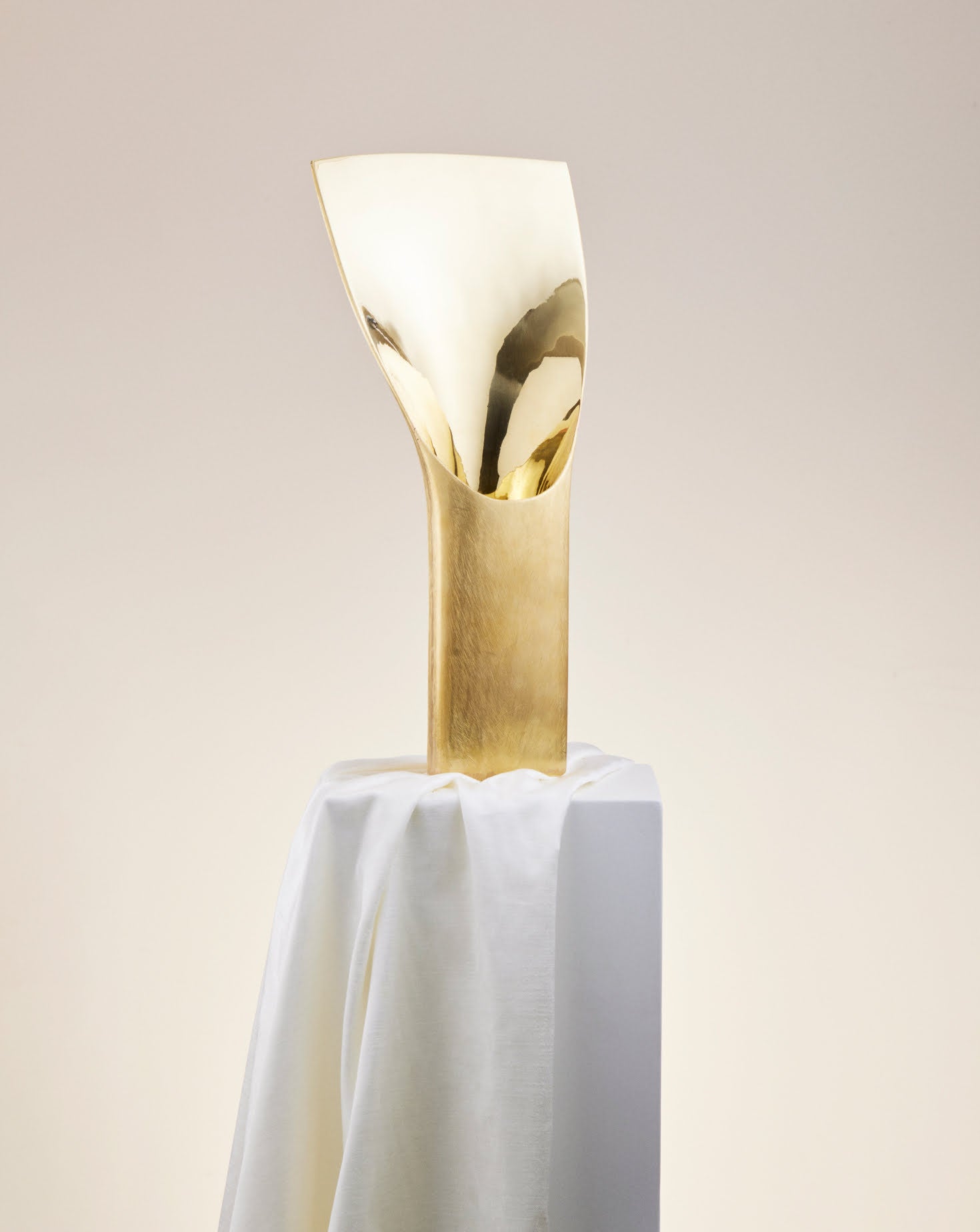 Anicca Casted Brass Vanitas Vase