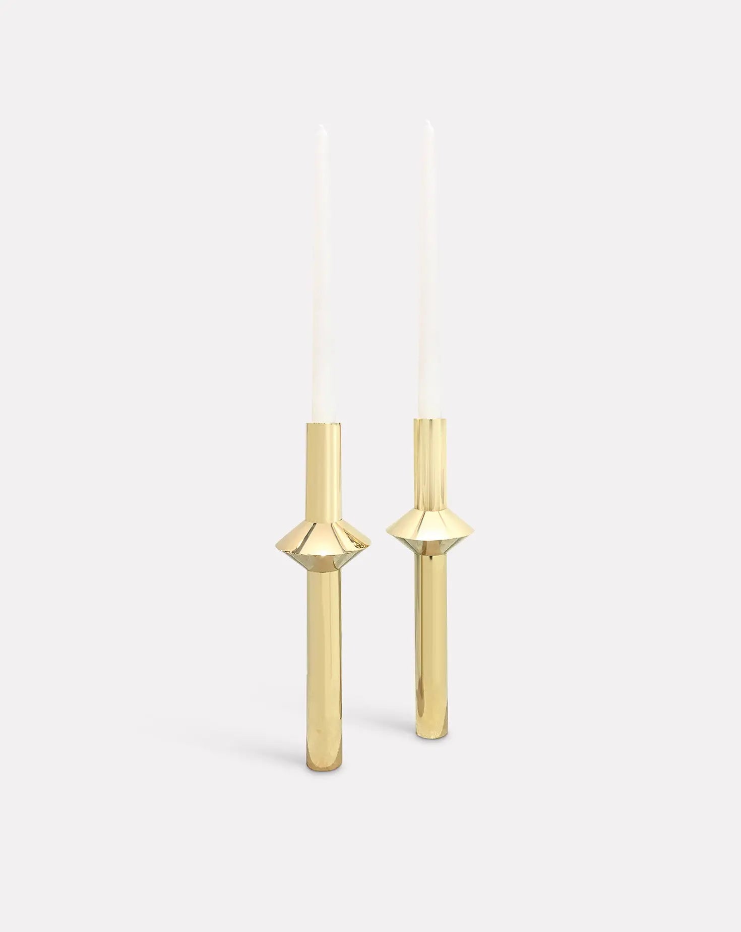 Annette Brass Candlestick Pair Les Few