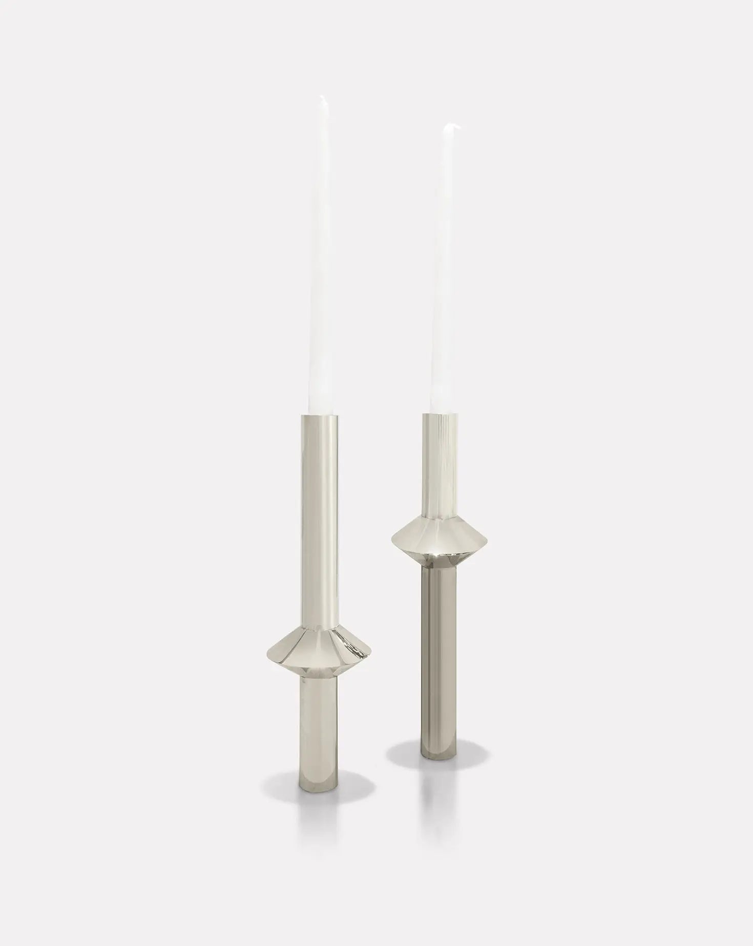 Annette Silver Candlestick Pair Les Few