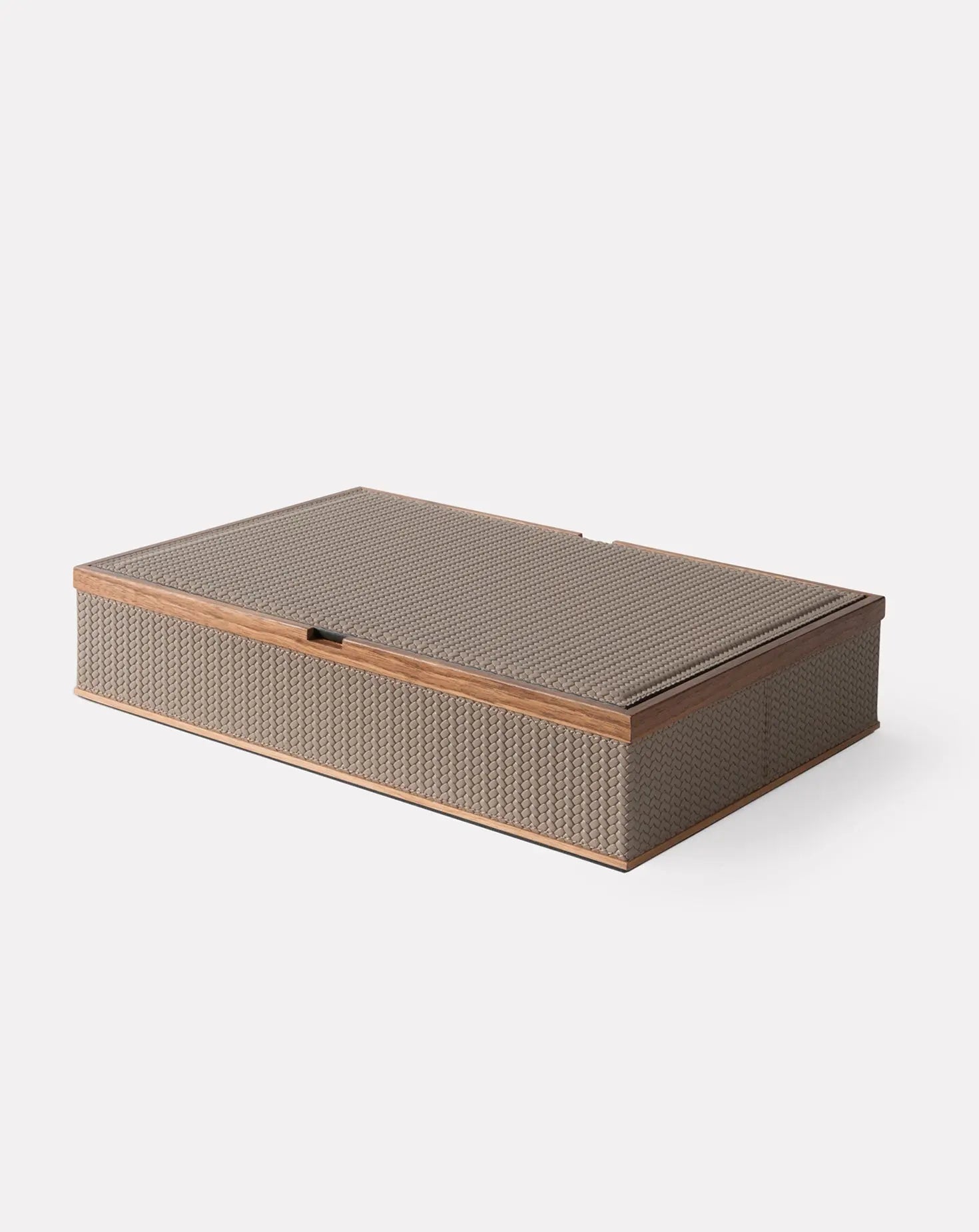 Astrea Brown Leather Rectangular Box (Copy) Pinetti