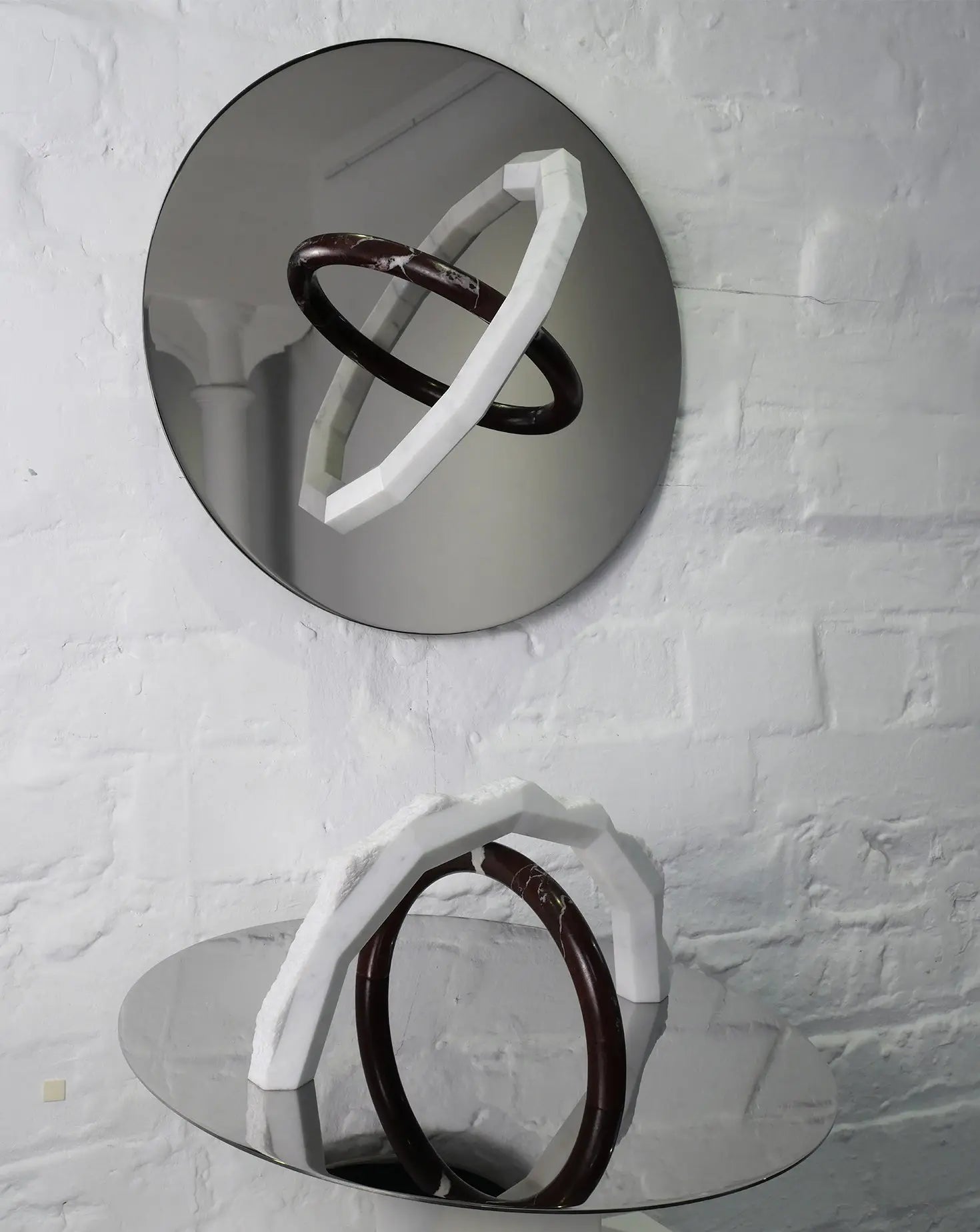 Atom Marble Sculpture Studio Lux