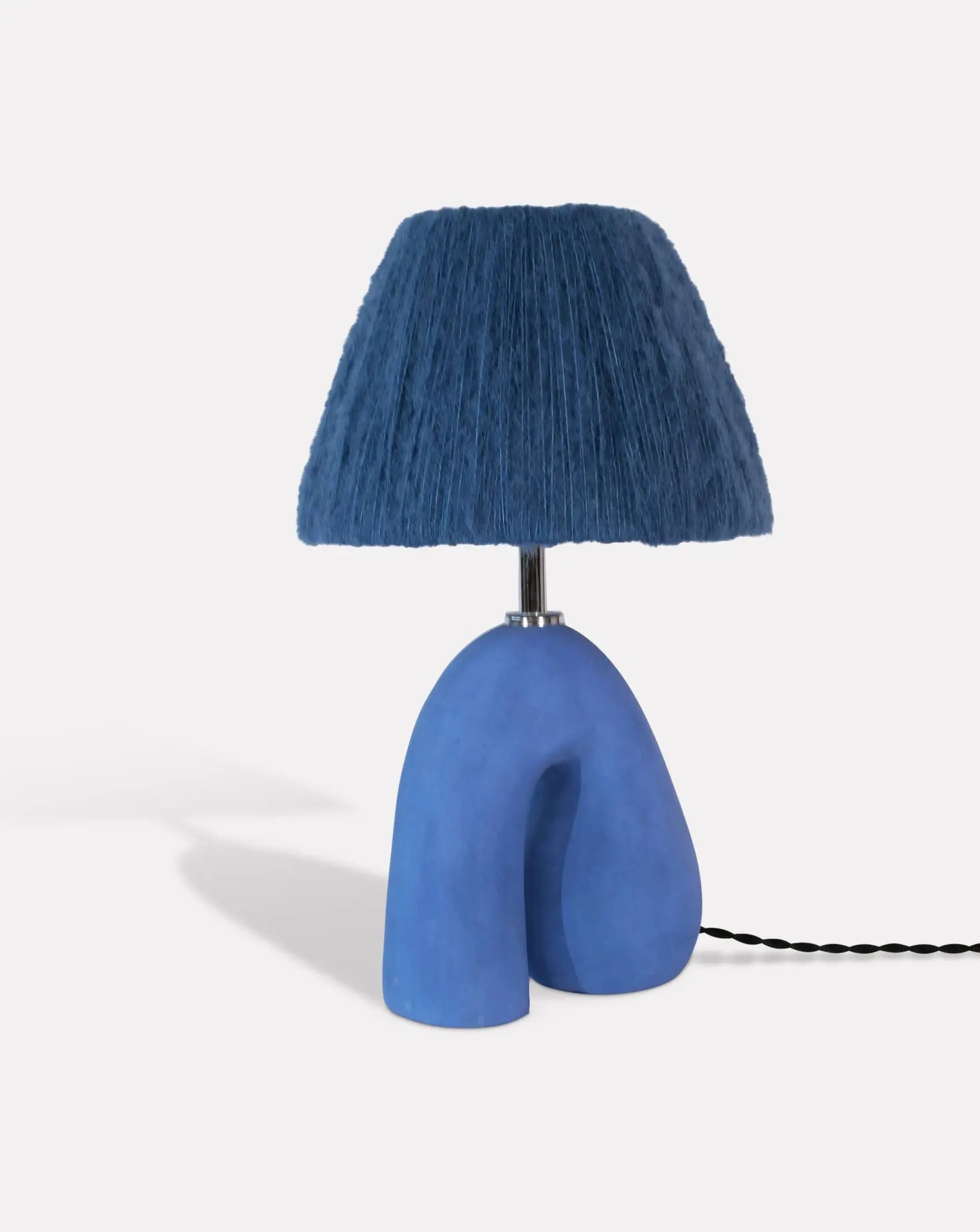 Opposee Blue Table Lamp Hannah Simpson Studio