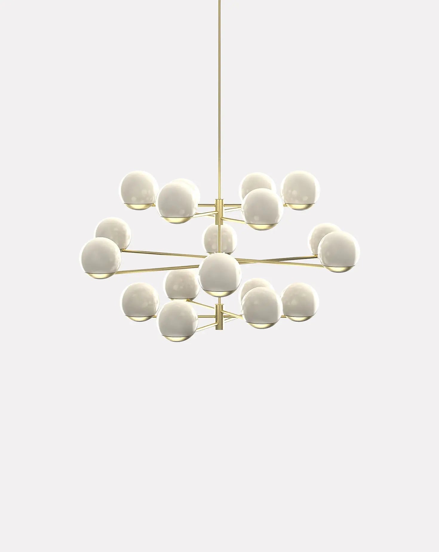 Ball & Hoop Triple Opal Chandelier Empty State