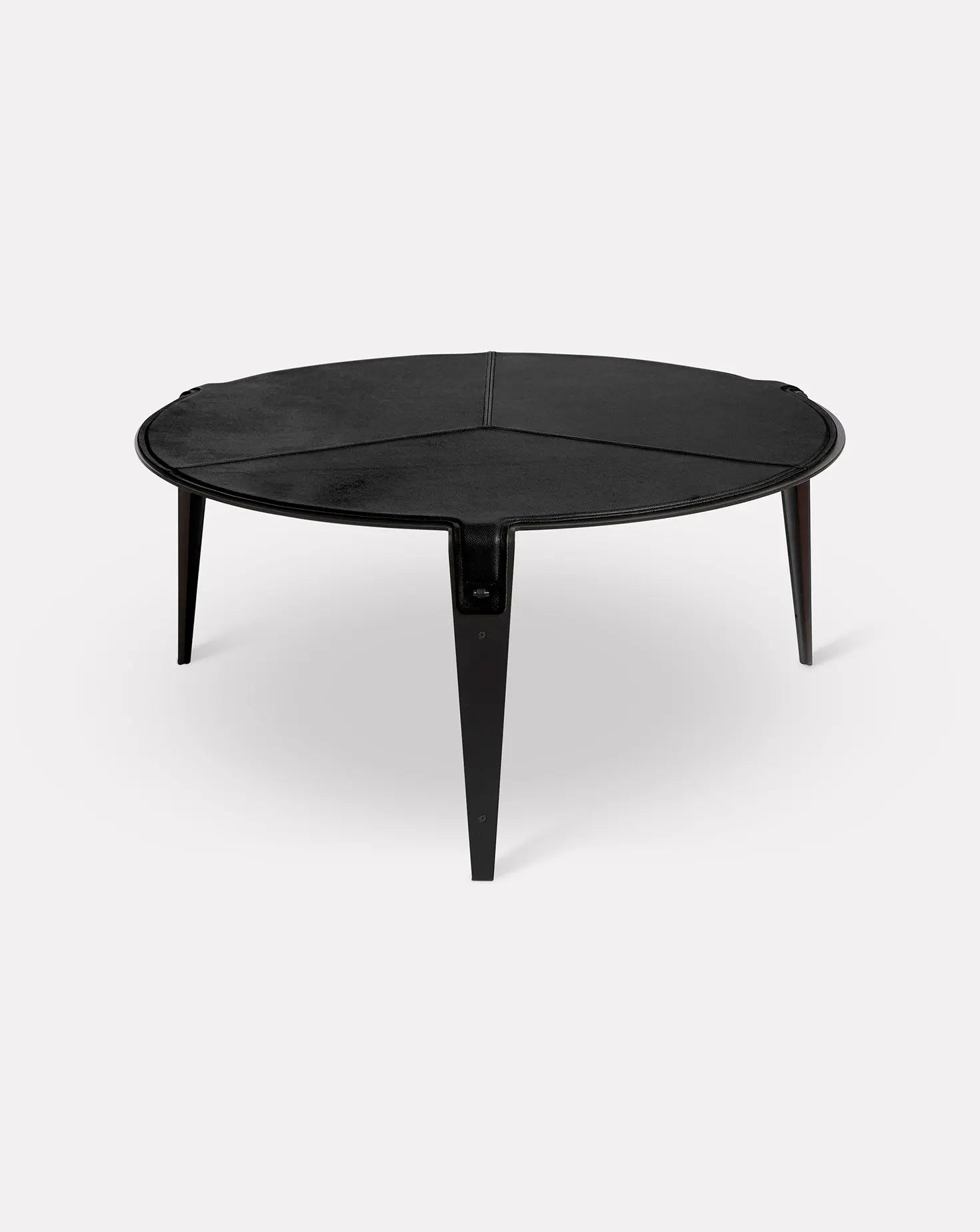 Bardot Black and Steel Coffee Table Gabriel Scott