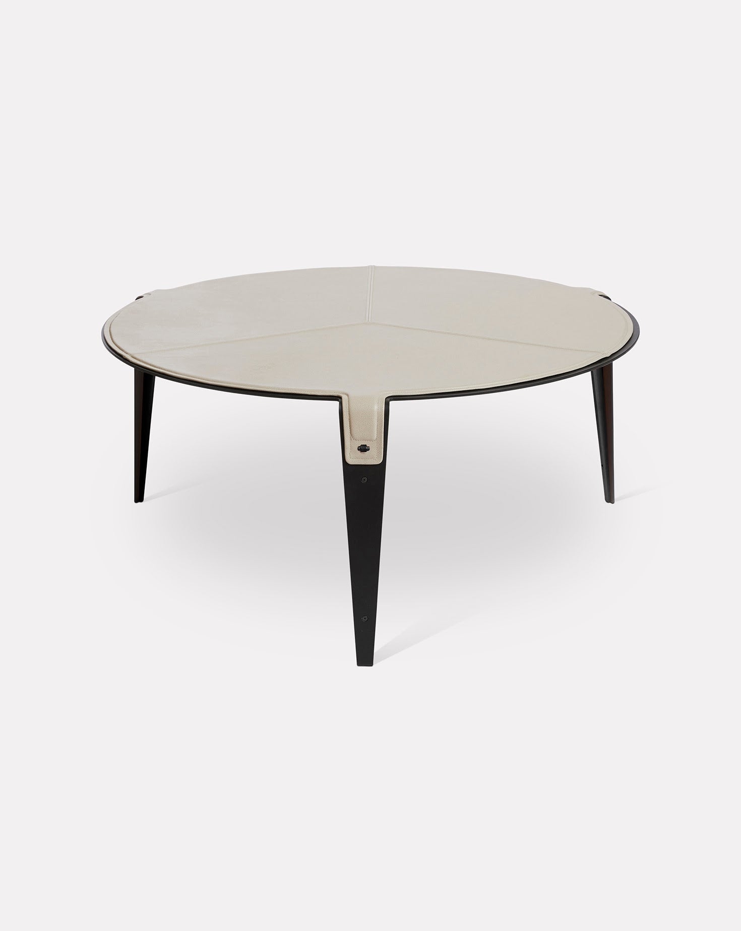 Bardot Nude Pink and Metal Coffee Table