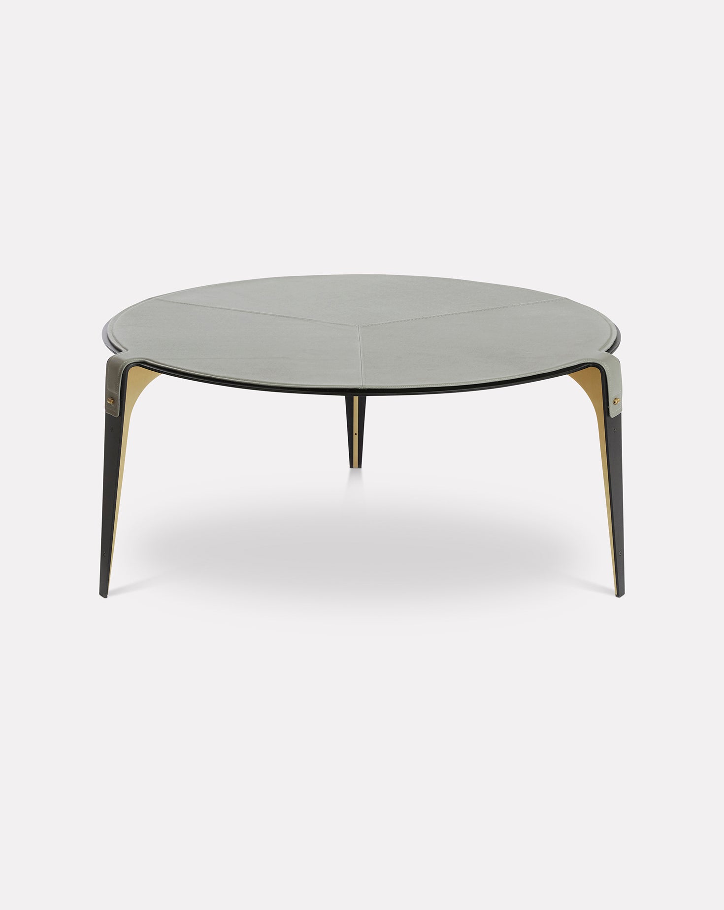 Bardot Slate Gray and Metal Coffee Table