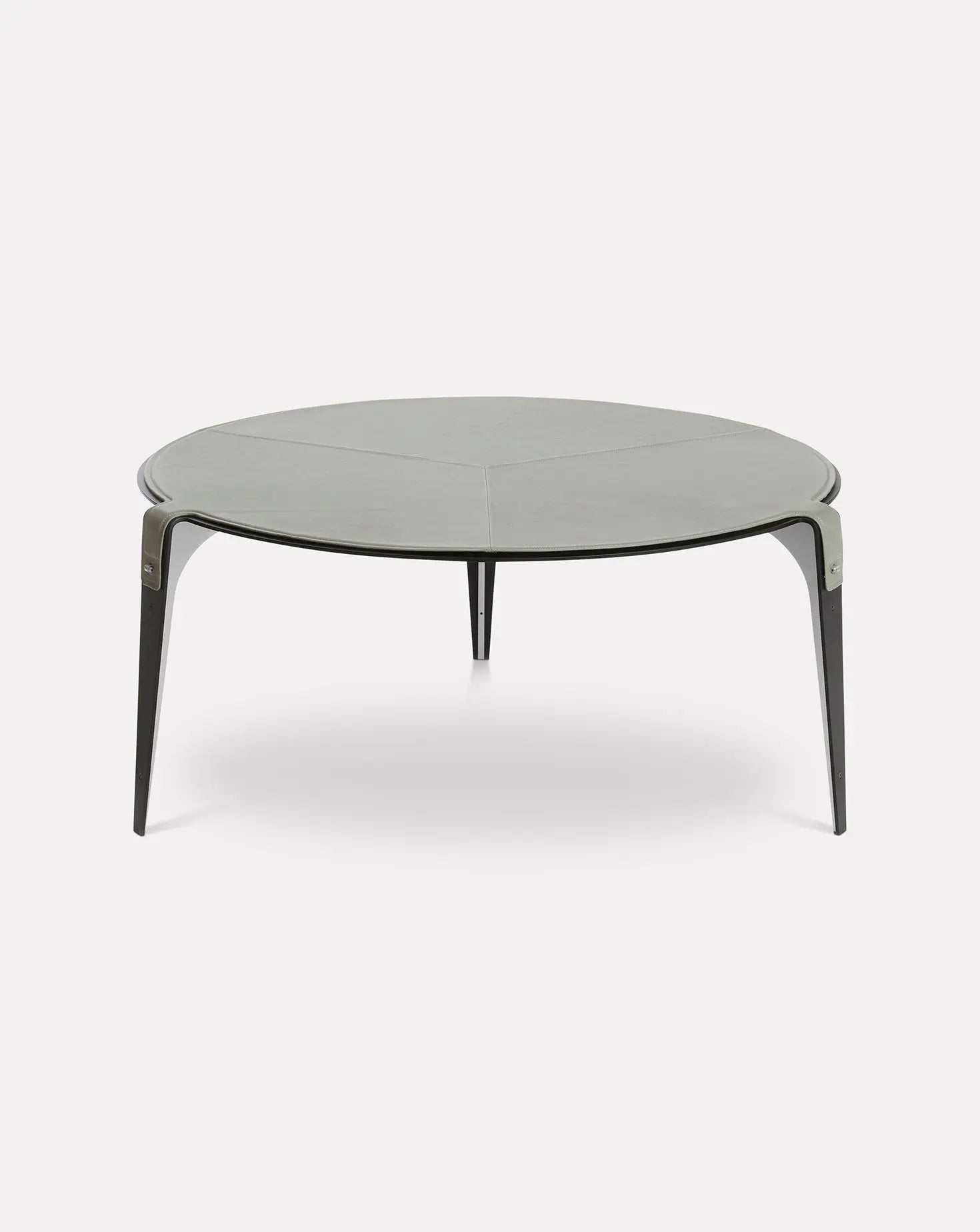 Bardot Slate Gray and Nickel Coffee Table Gabriel Scott