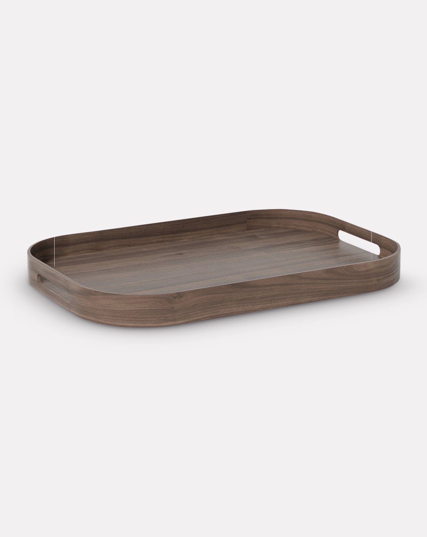 Bellhop 402 Walnut Rectangular Tray Wireworks