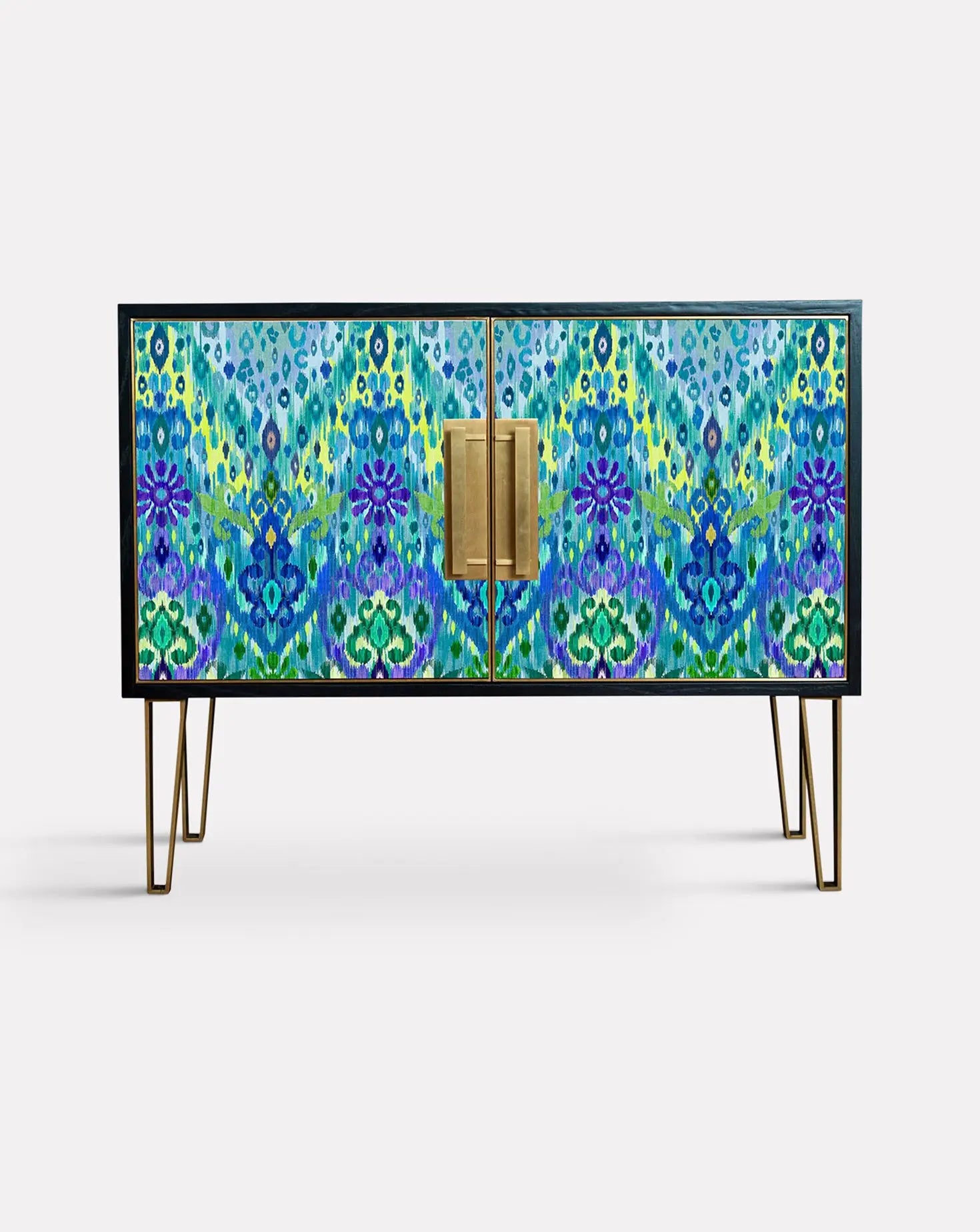 Matthew Williamson Betty Ikat Animal Blue Cabinet Roome London