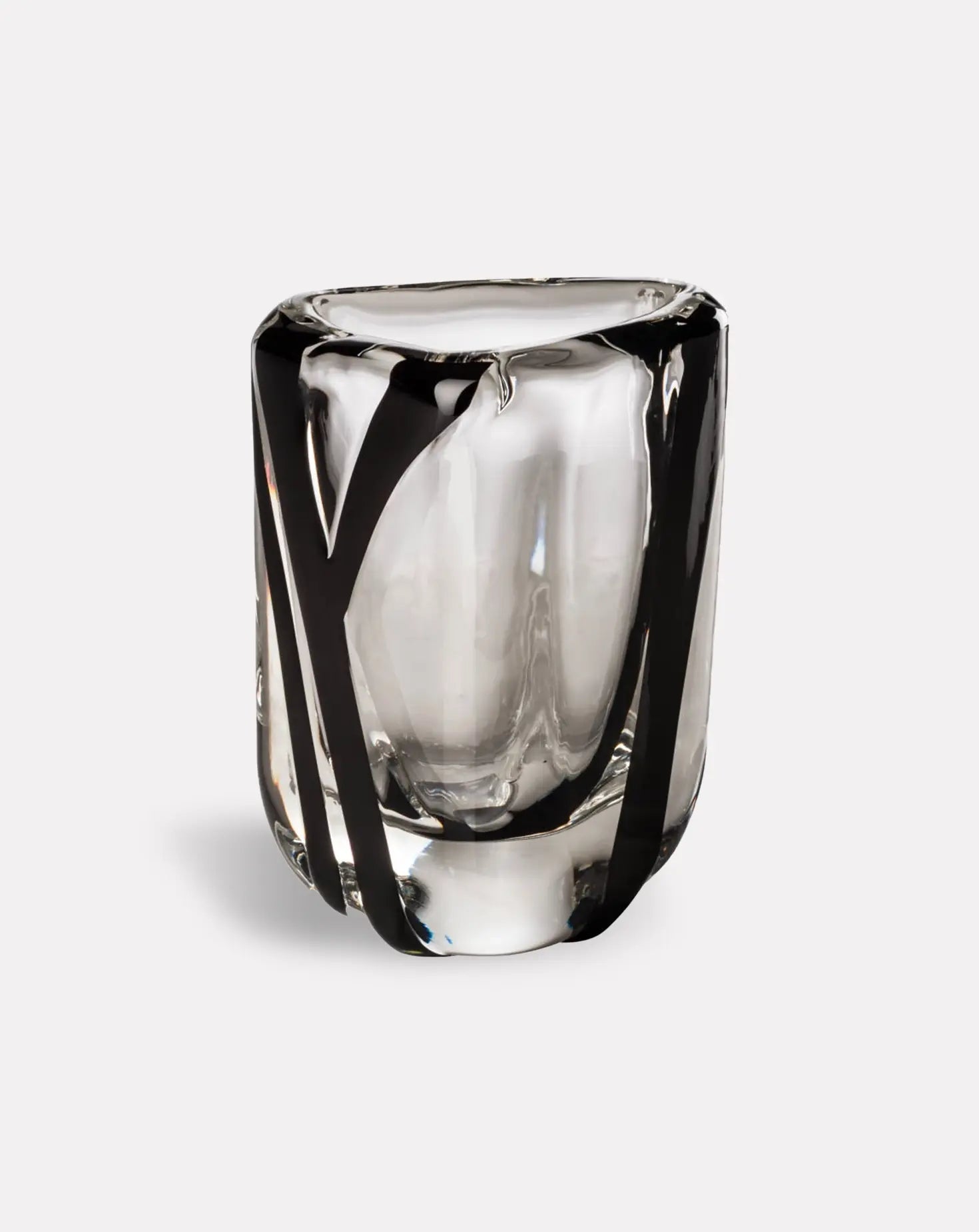 Black Belt Triangolo Vase Venini