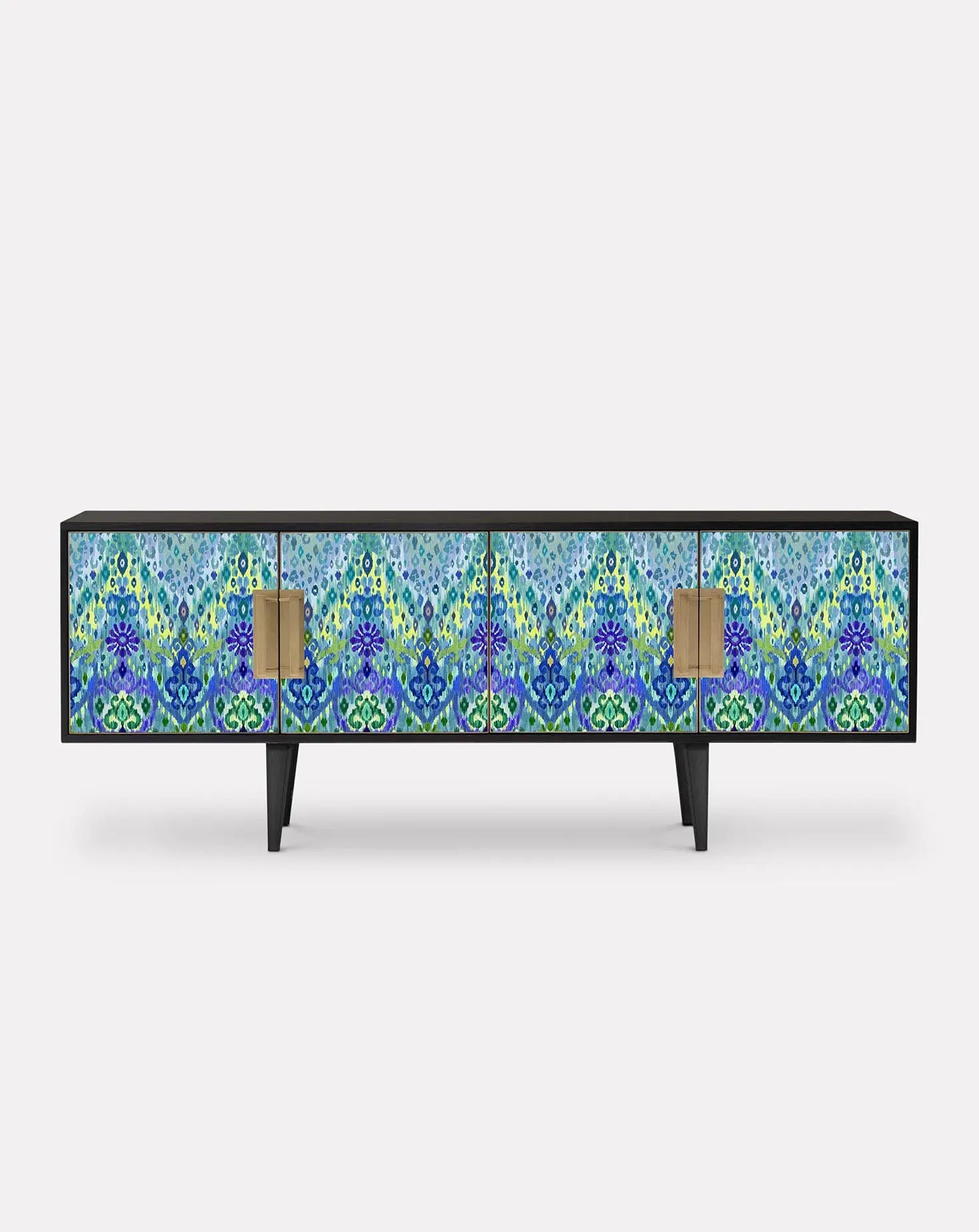 Matthew Williamson Blake Ikat Animal Blue Cabinet Roome London