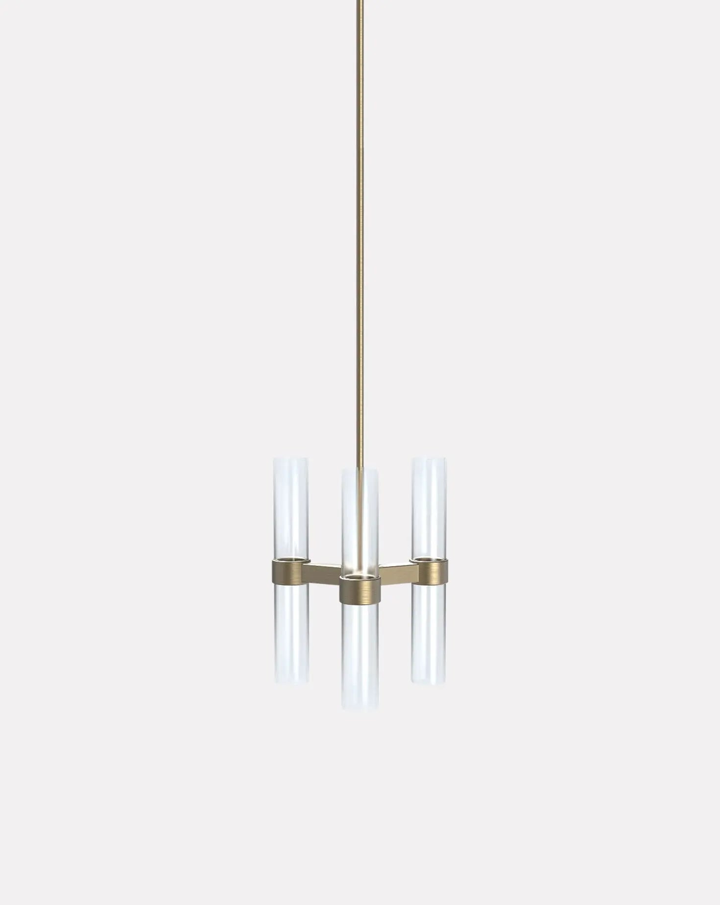 Branch Single Brass Chandelier Empty State