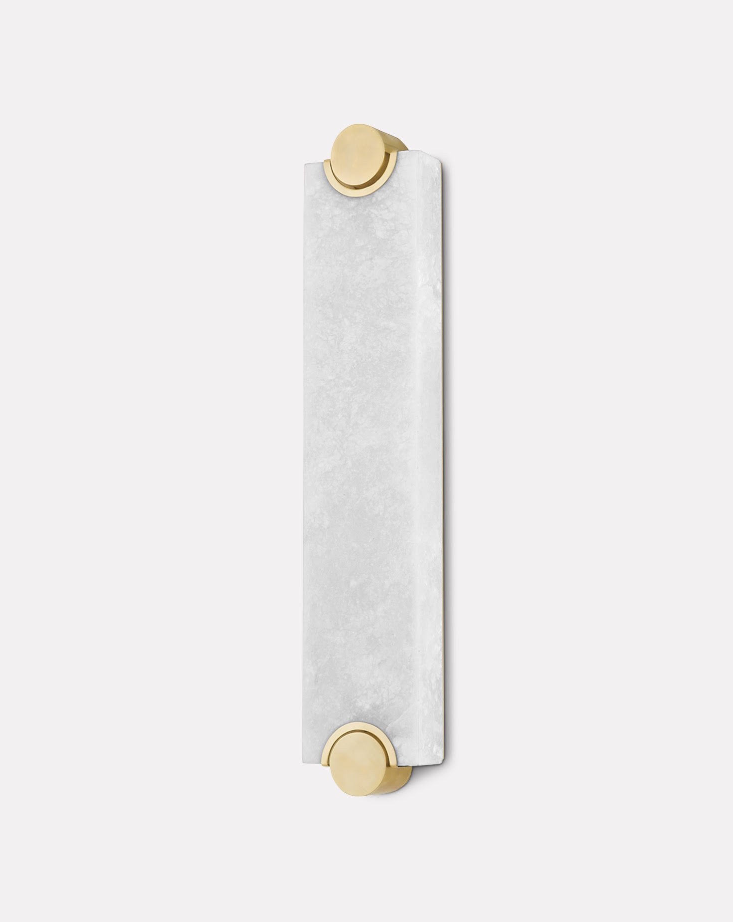 Brant Brass and Alabaster Wall Sconce