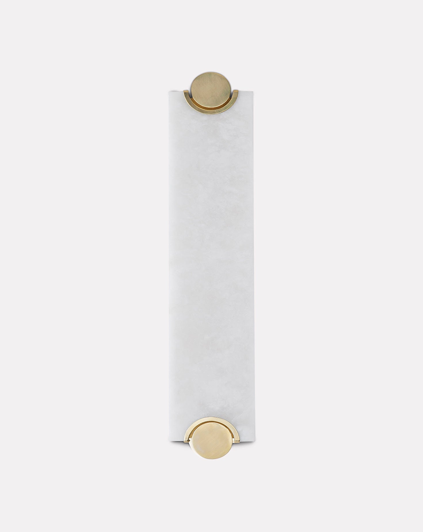 Brant Brass and Alabaster Wall Sconce