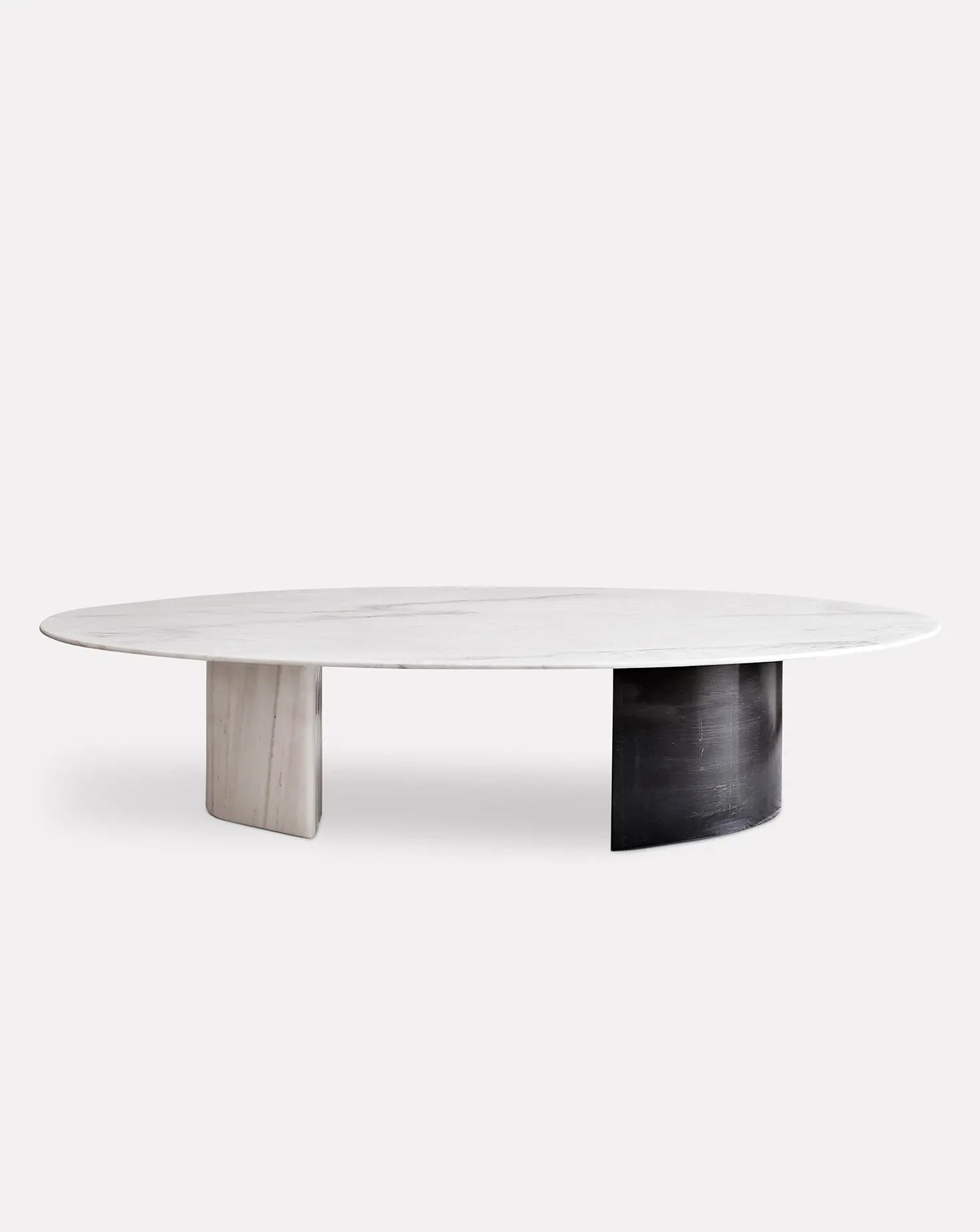 Cutting Corners White Marble Coffee Table On.entropy