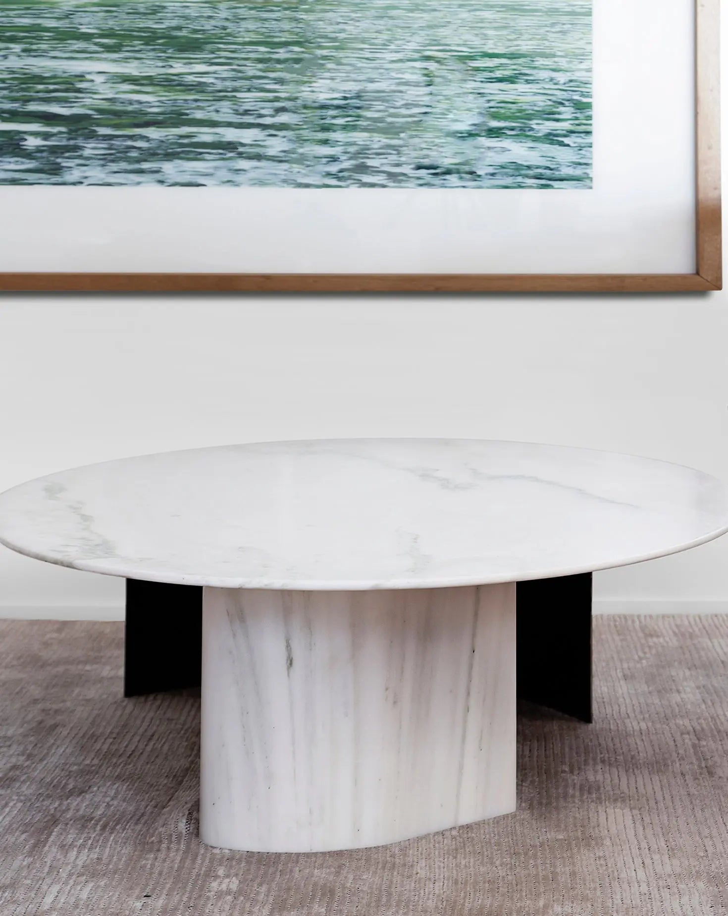 Cutting Corners White Marble Coffee Table On.entropy