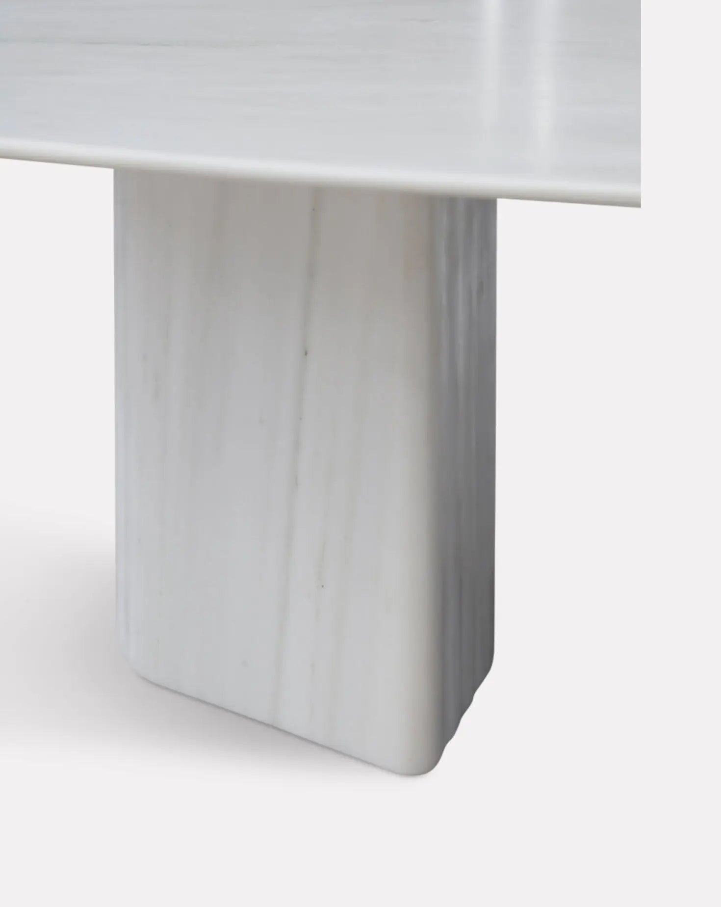 Cutting Corners White Marble Coffee Table On.entropy