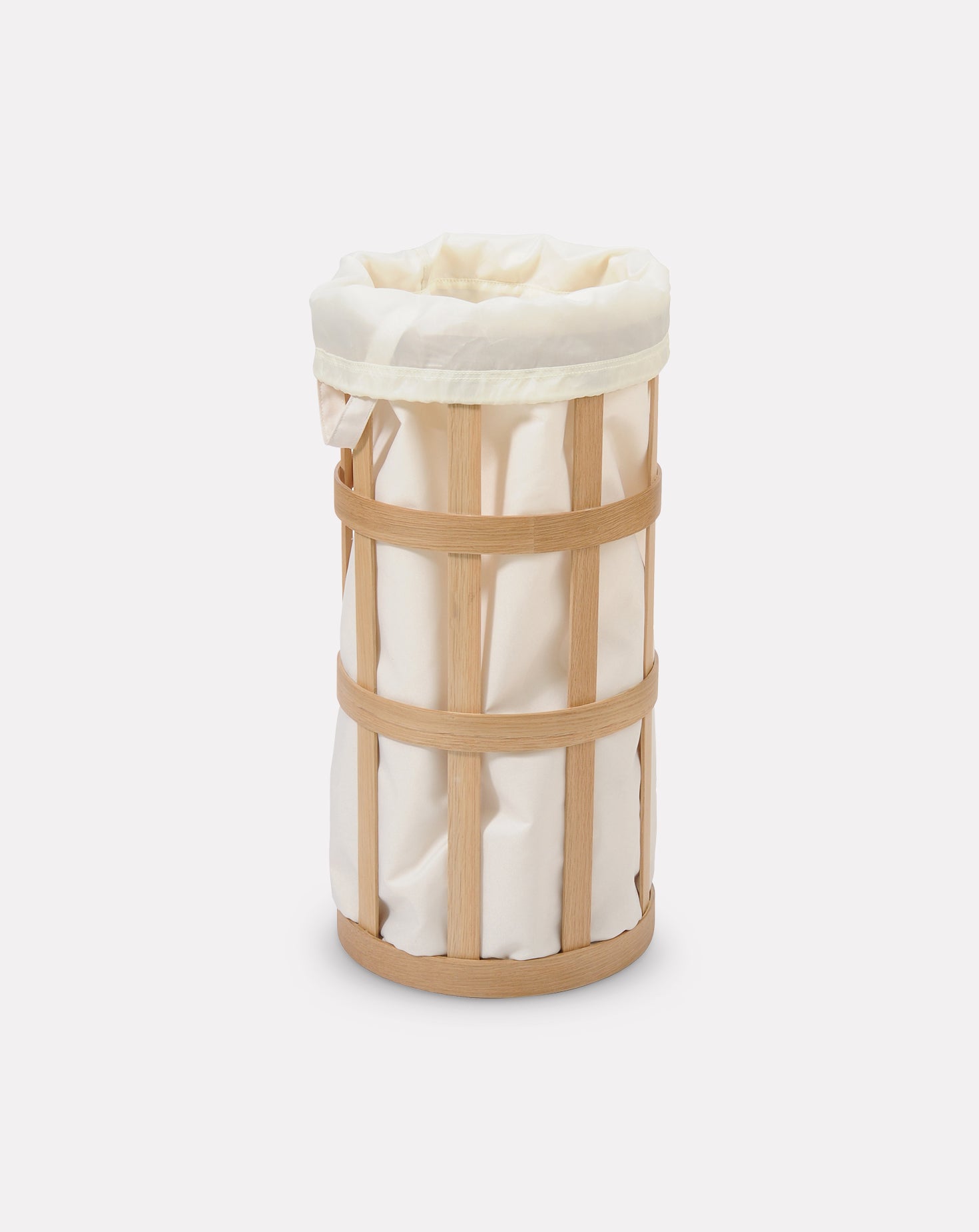 Cage White Laundry Basket Wireworks