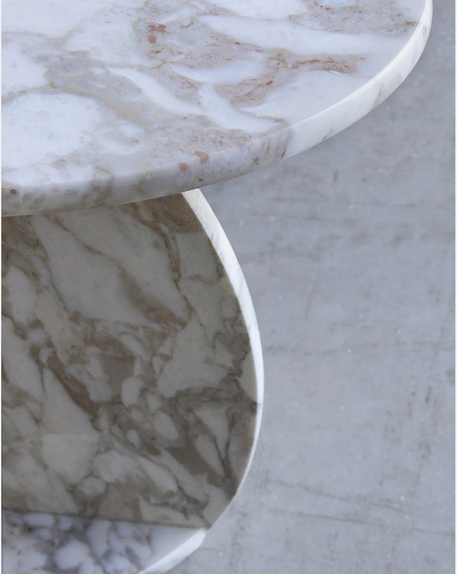 Calacatta Oro Marble Side Table Stone Stackers