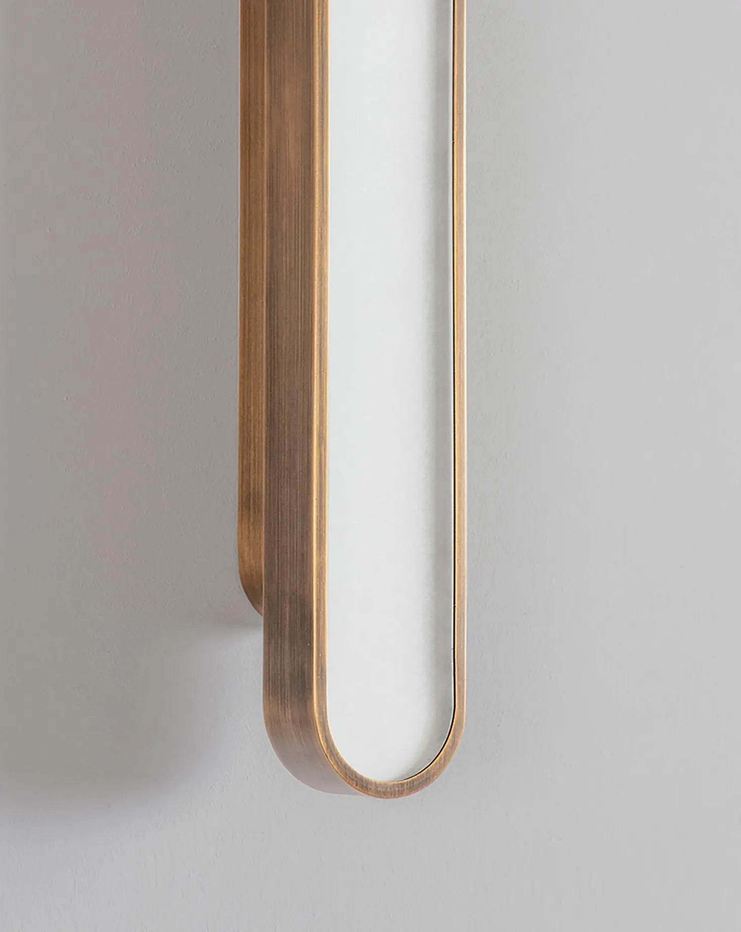 Capsule Medium Bronze Wall Light Square In Circle