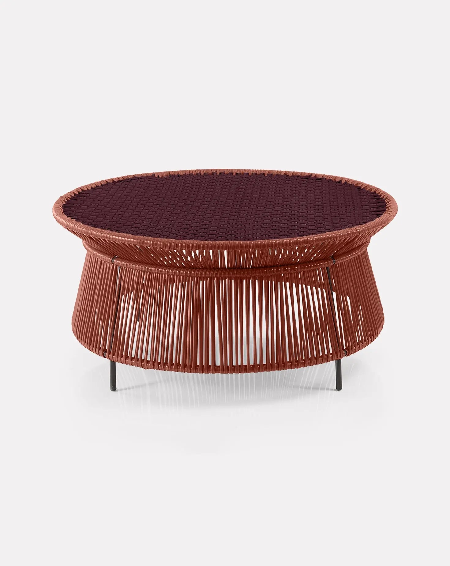 Caribe Chic Copper Low Side Table Ames Living