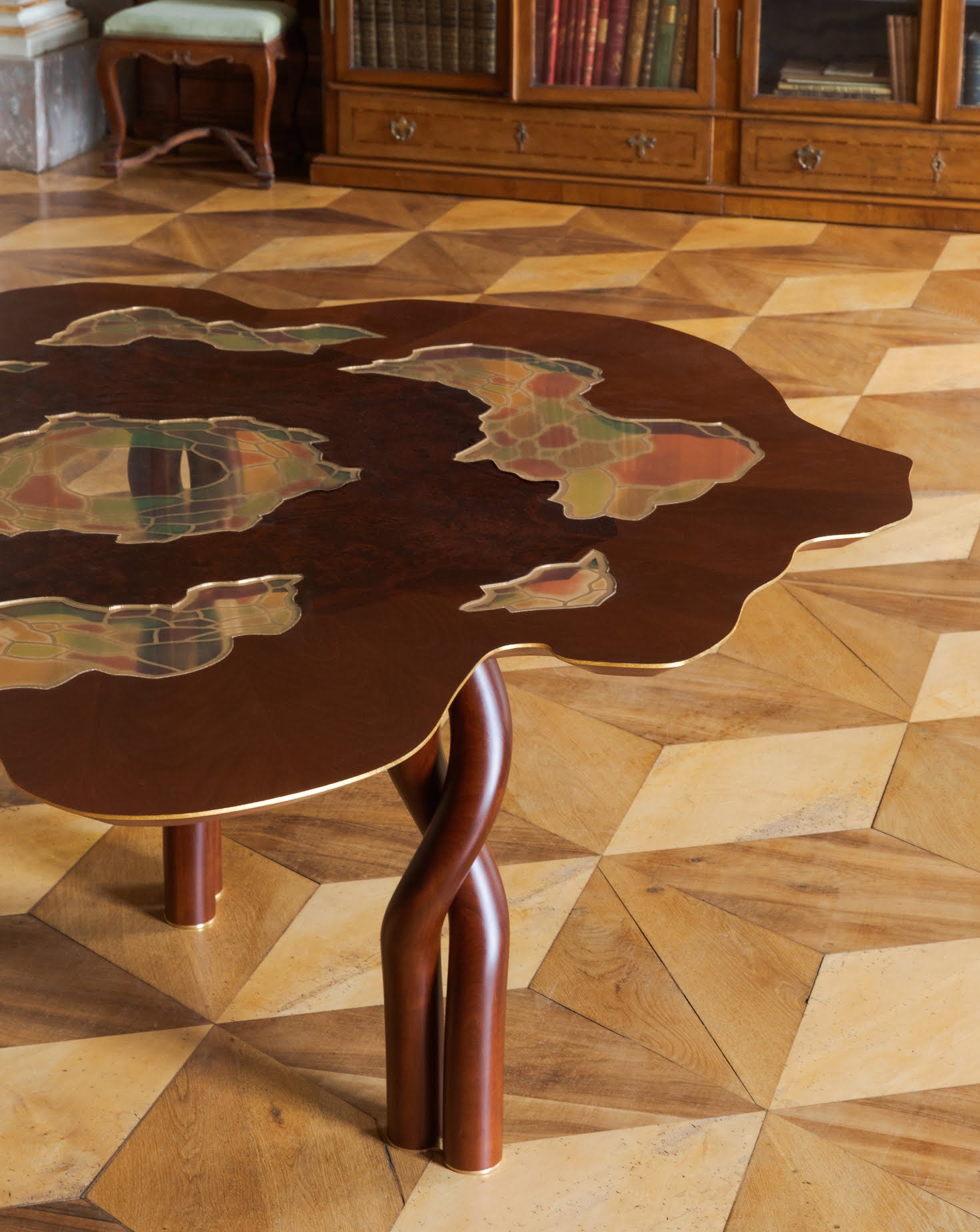 Crepuscular Cherry Wood Dining Table