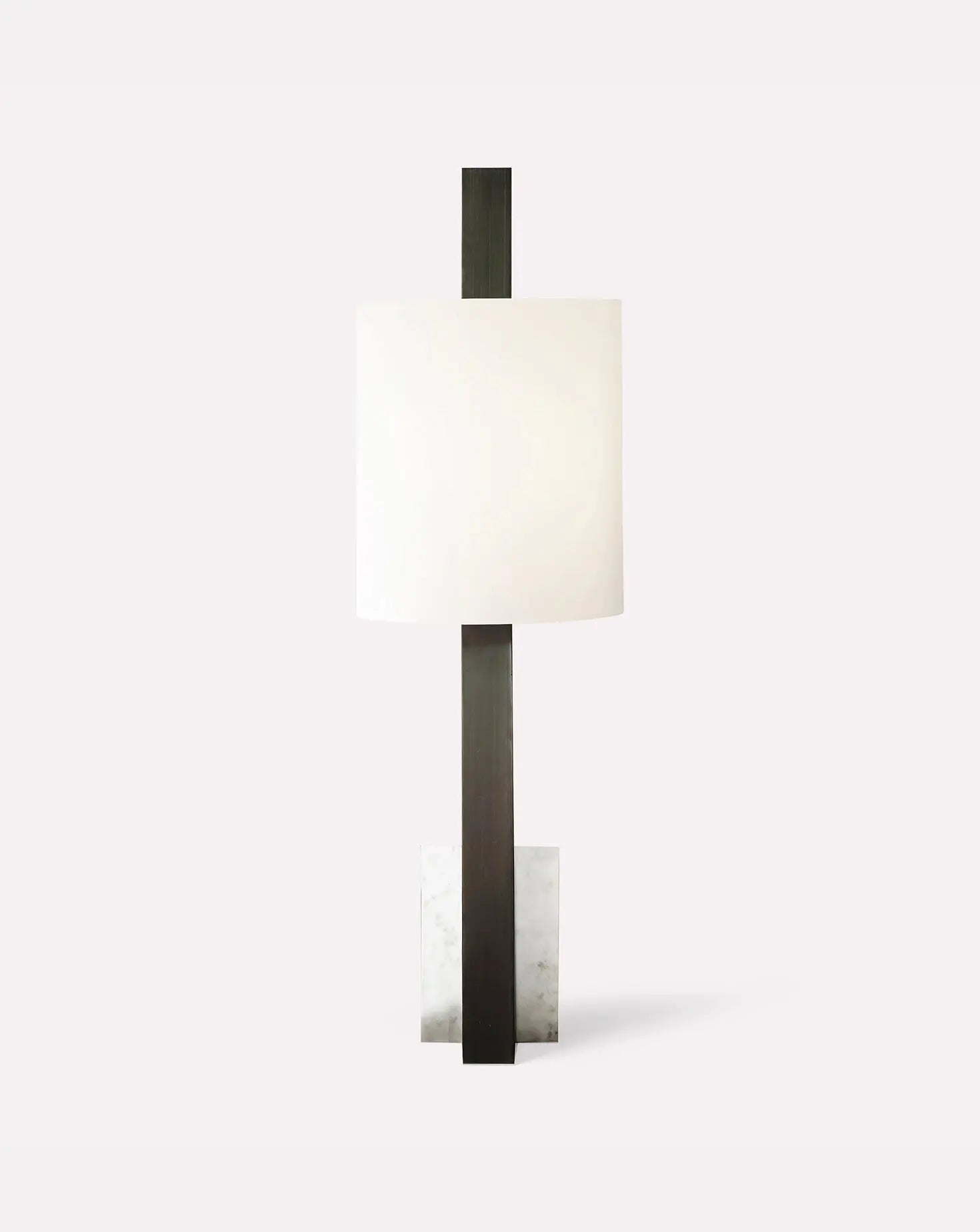 Cut Triangle II Floor Lamp Square In Circle