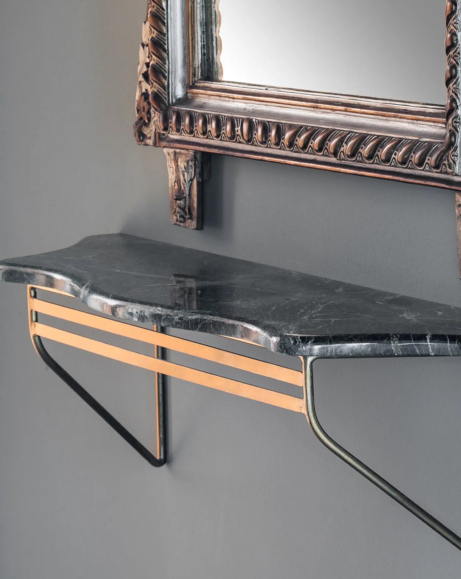 Blast Green Marble Console Table On.entropy