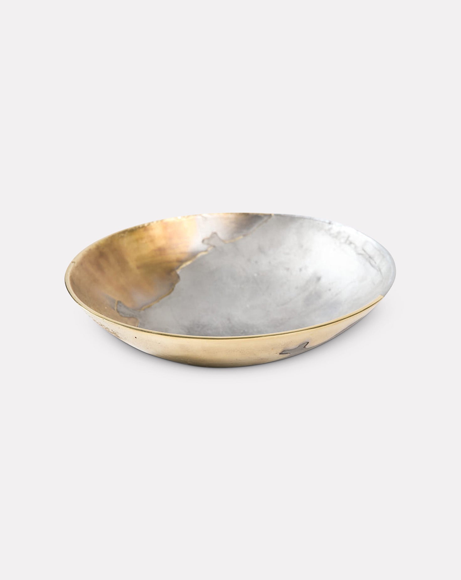 Dual Cut Metal Bowl Large