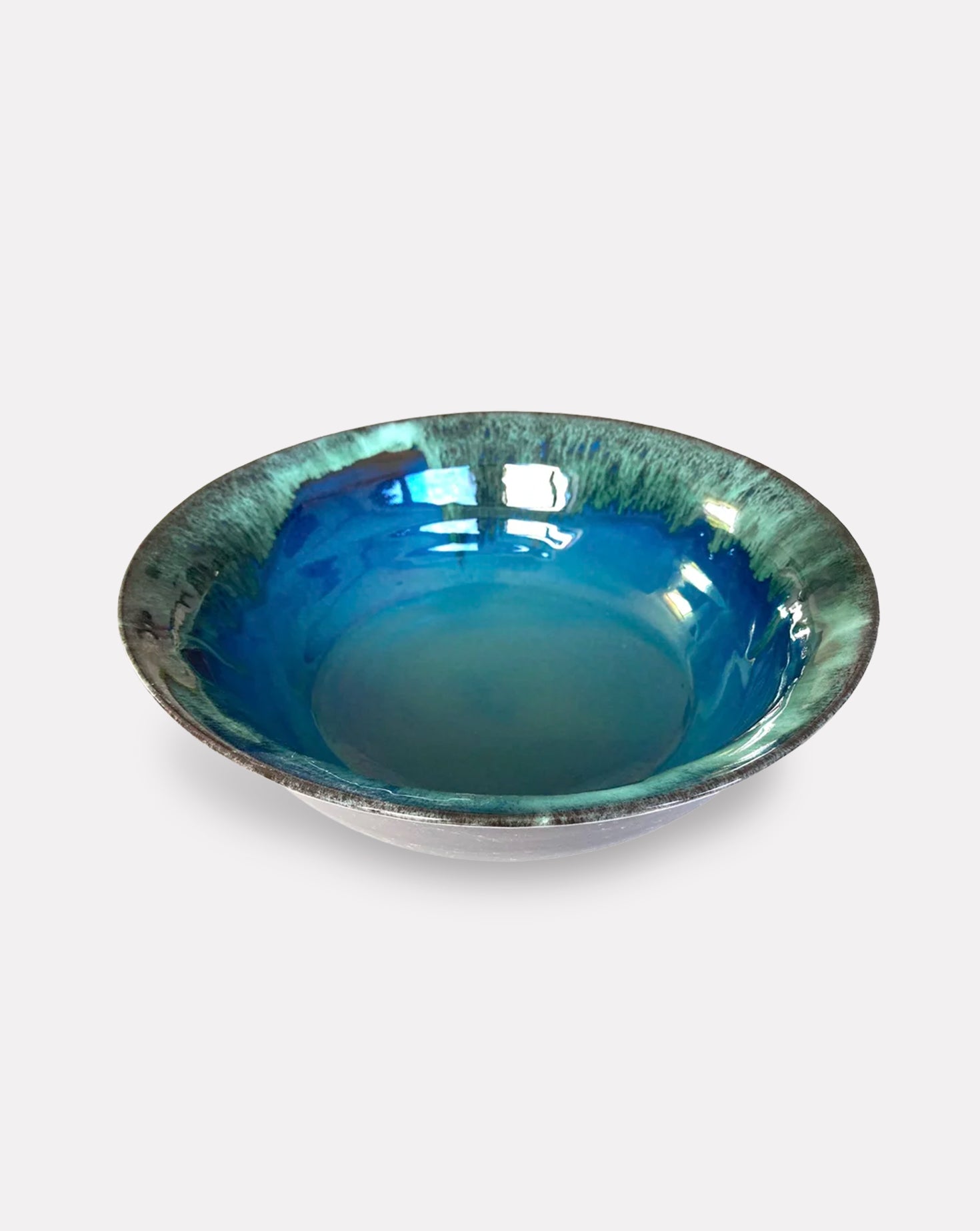 Skogafoss Waterfall  Porcelain Bowl