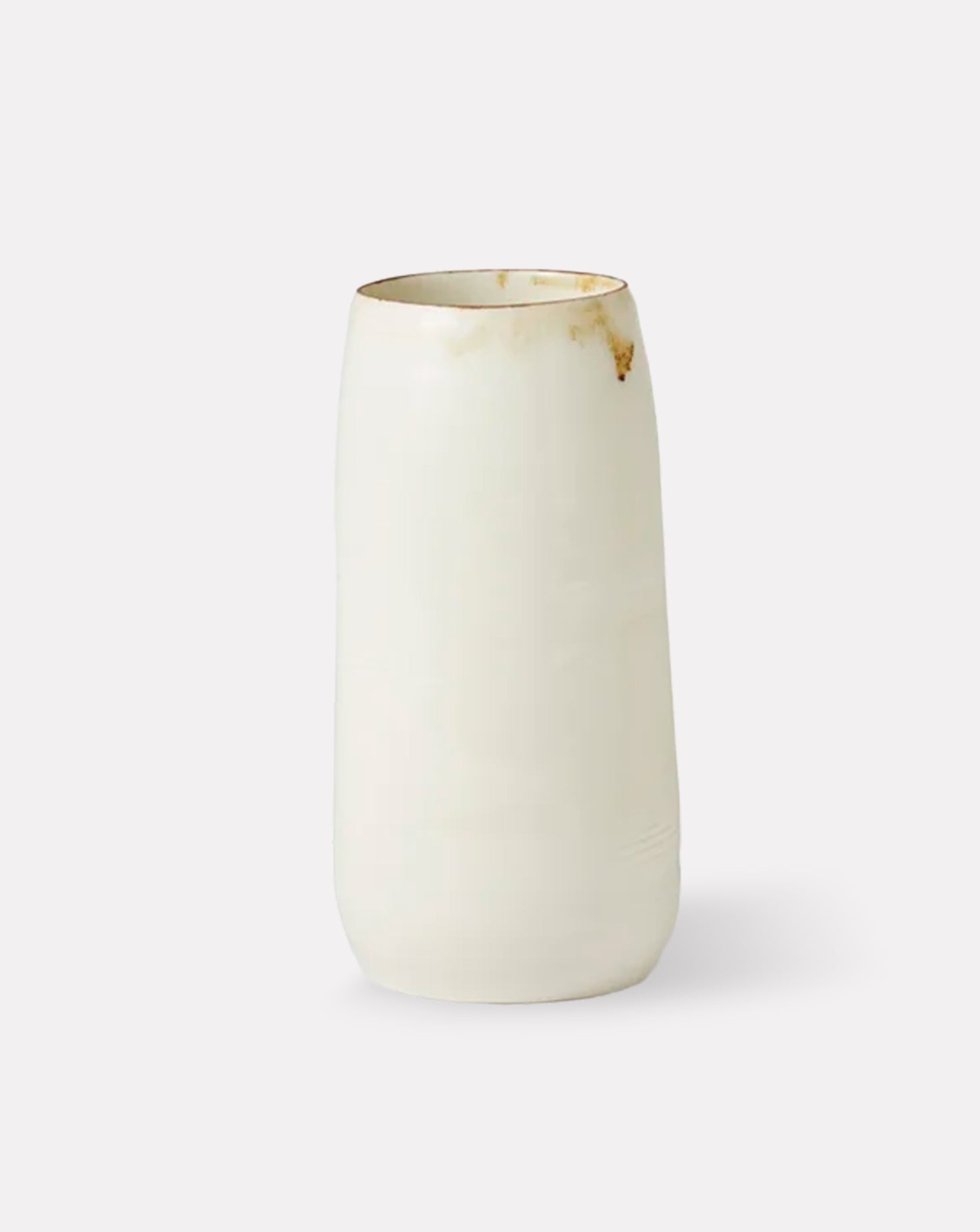 Straight Sided Bronze Rim Vase