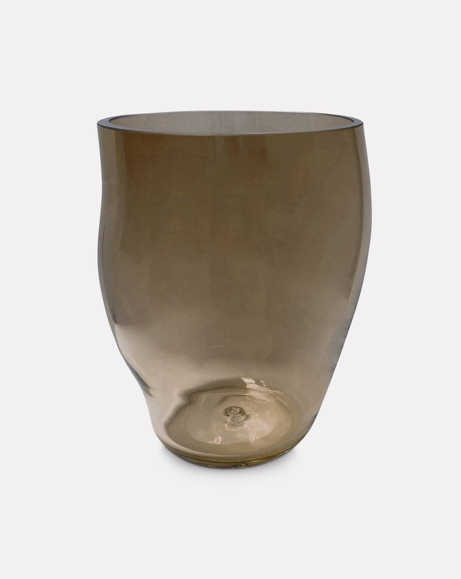 Supernova II Silver Smoke Vase