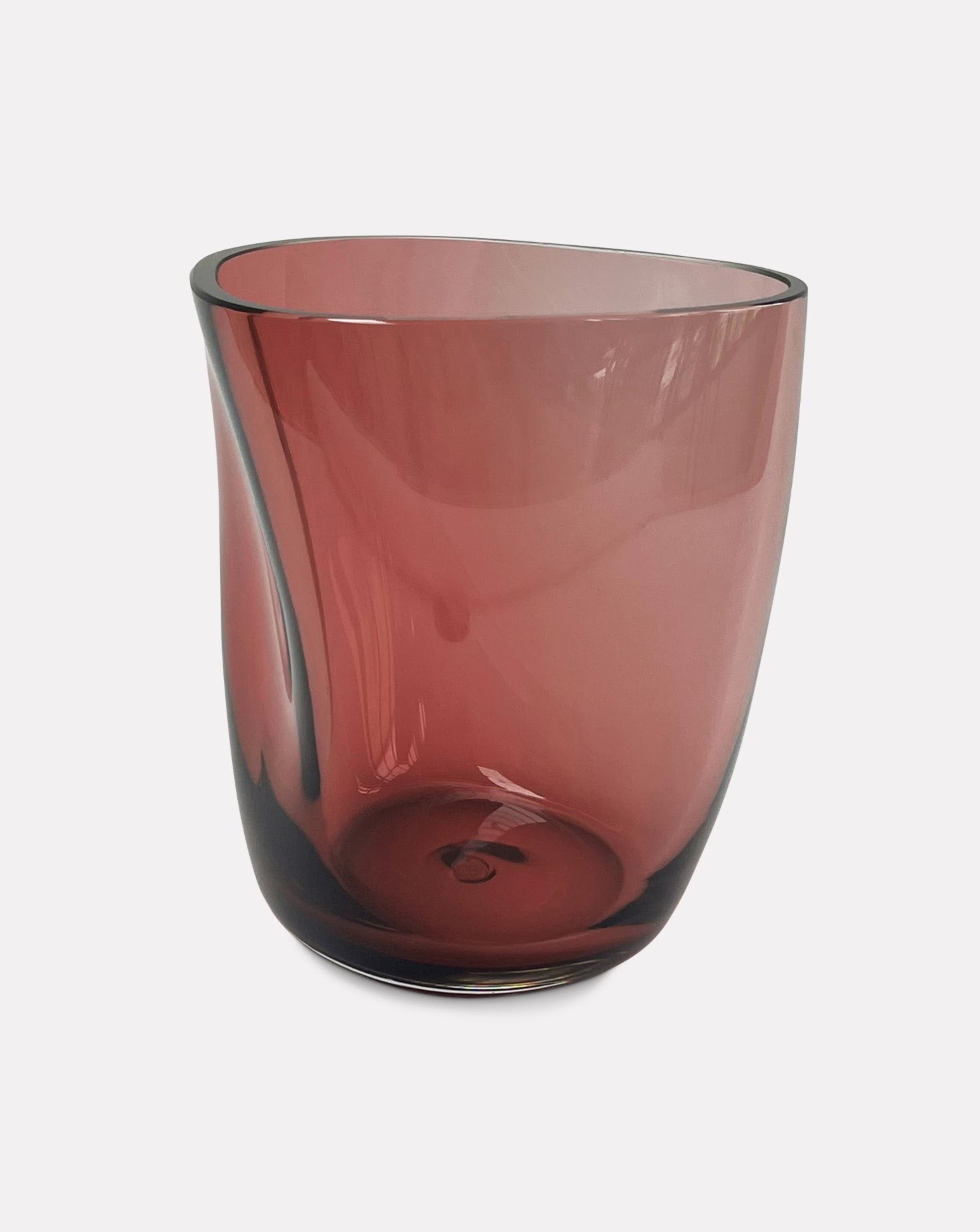 Supernova II Smoke Red Vase