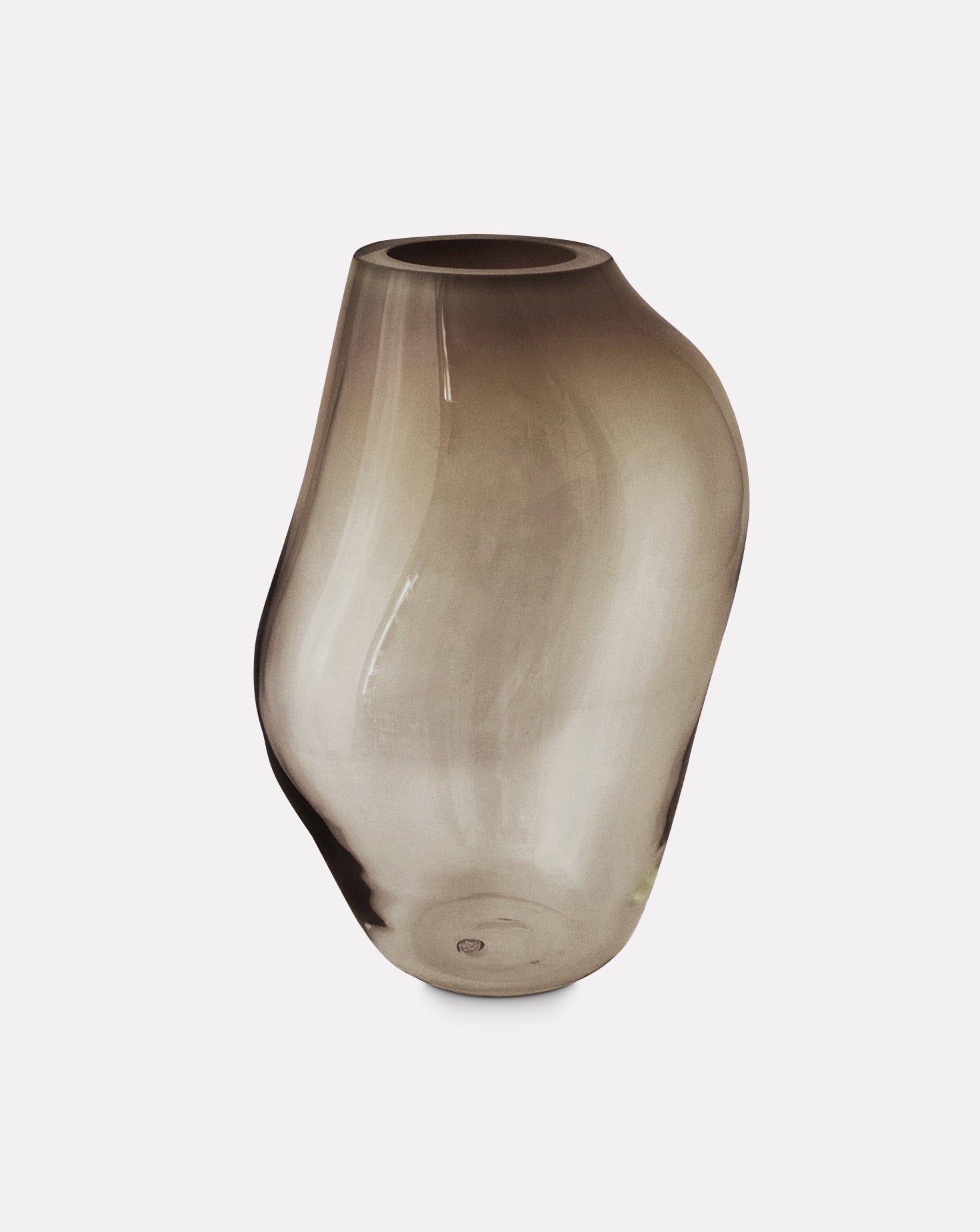 Supernova IV Silver Smoke Vase